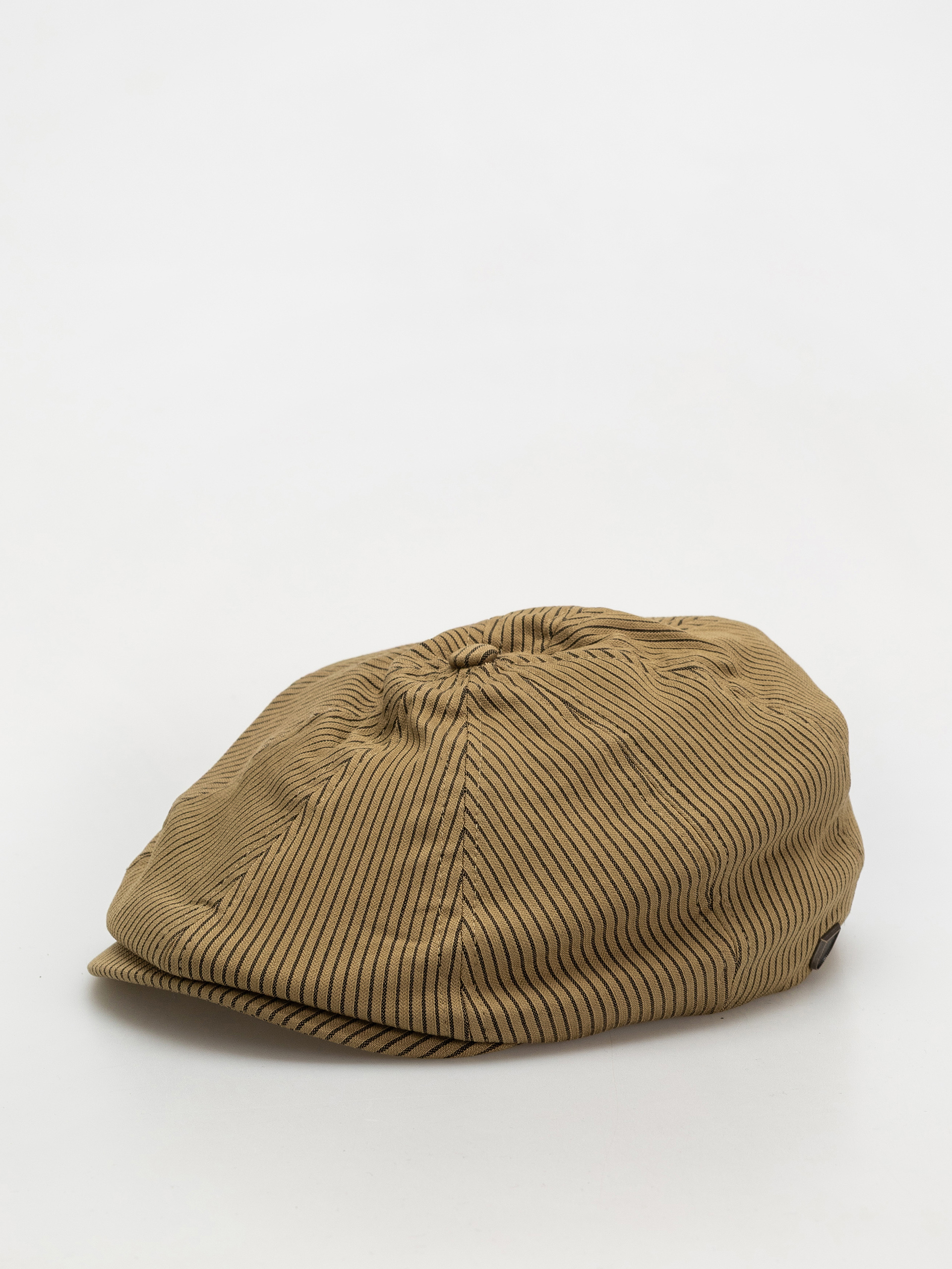 u041au0430u0441u043au0435u0442 Brixton Brood Snap Cap (dark tan/black hickory stripe)
