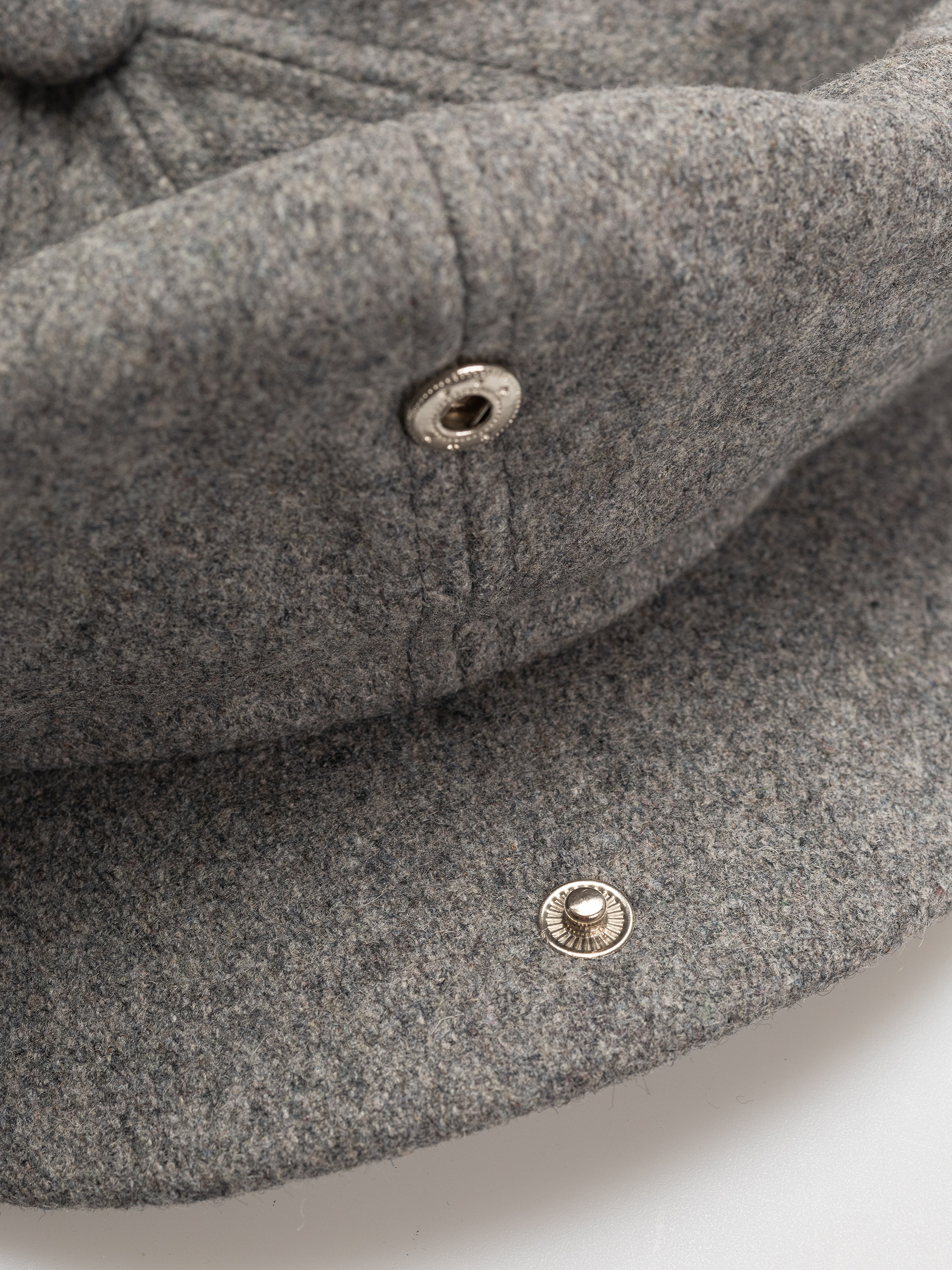 Каскет Brixton Brood Flannel Snap Cap (dark heather grey/washed navy)