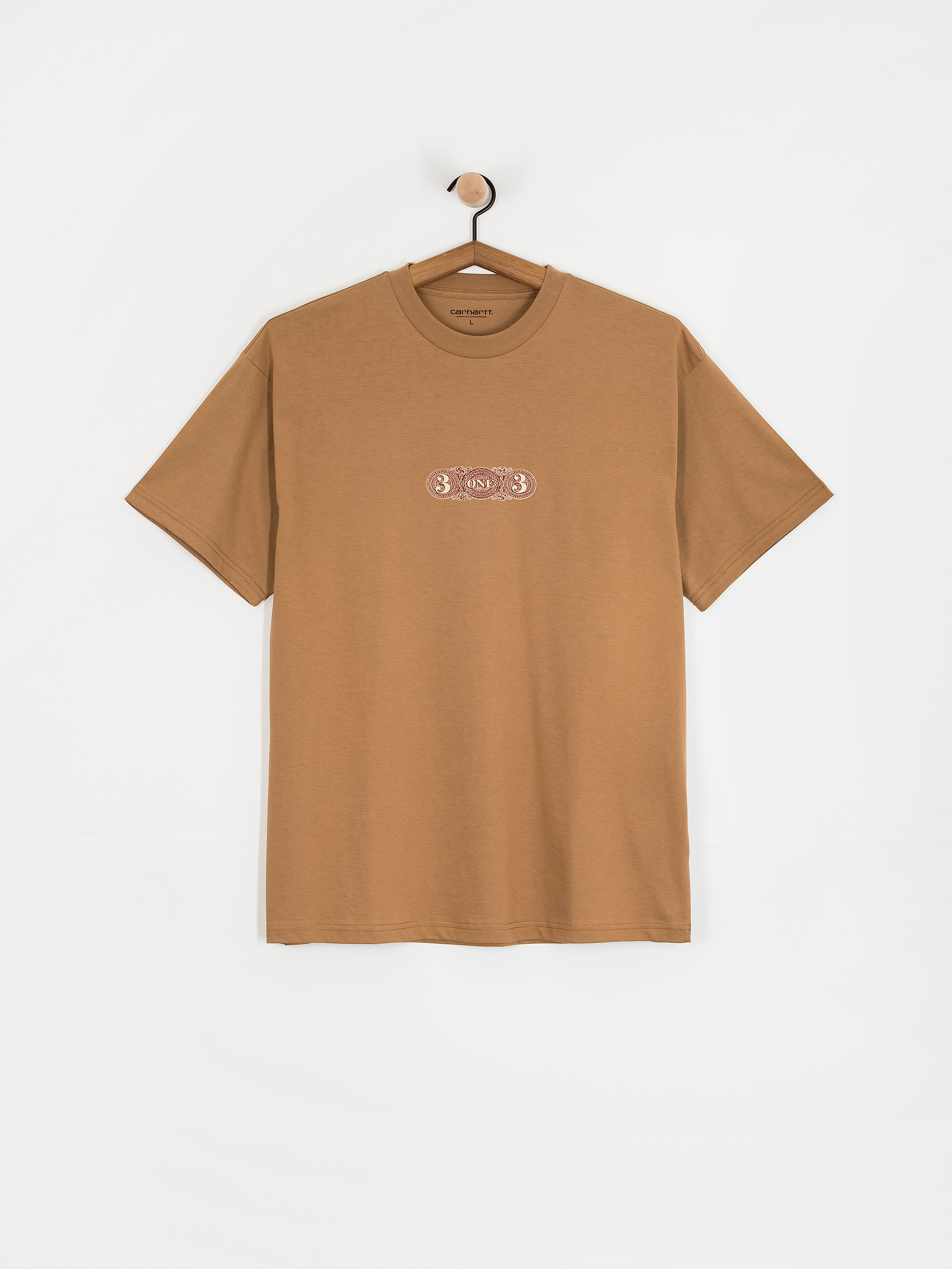 Тениска Carhartt WIP 3 One 3 (peanut)