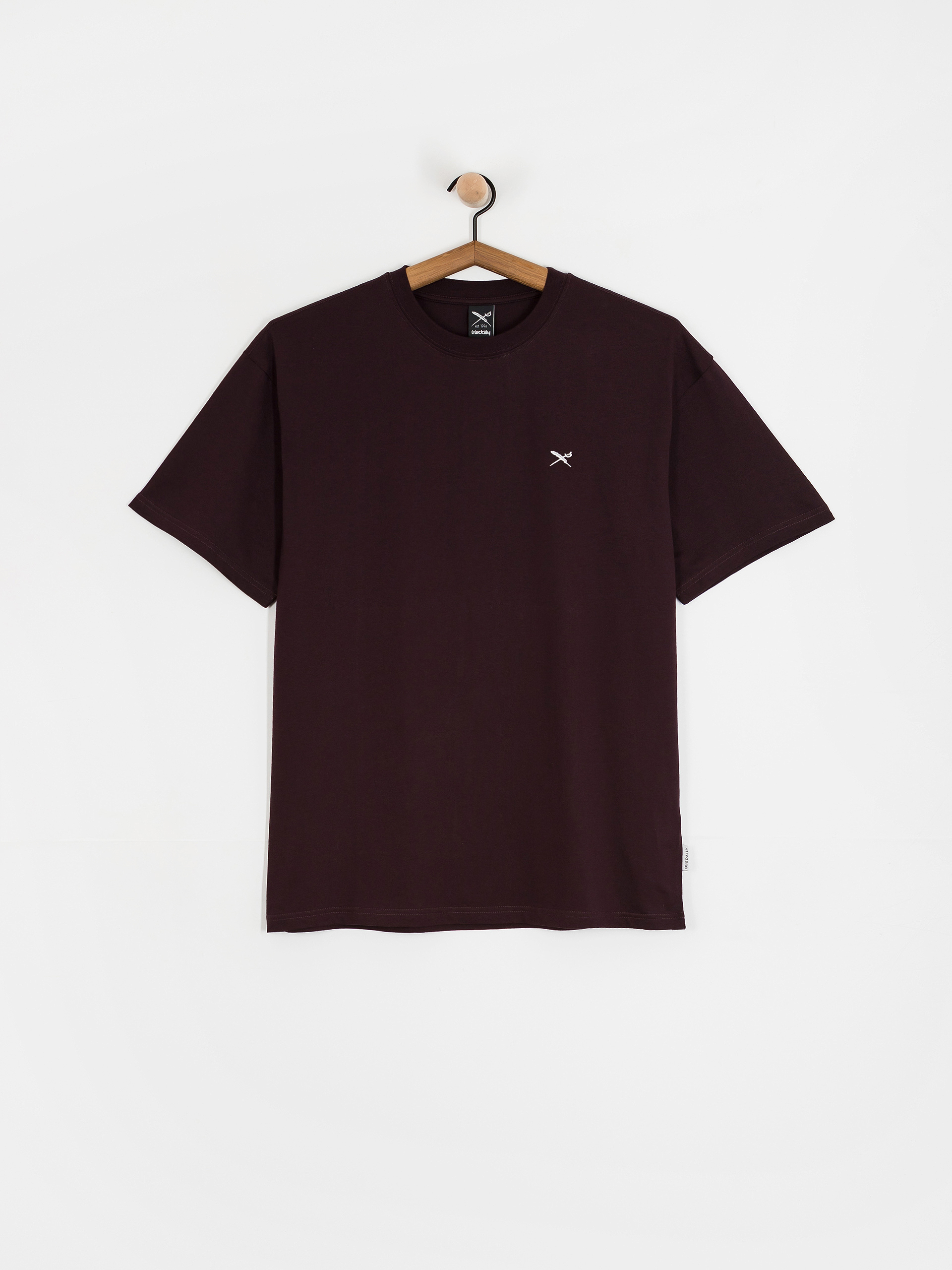 Тениска Iriedaily Mini Flag Relaxed (aubergine)