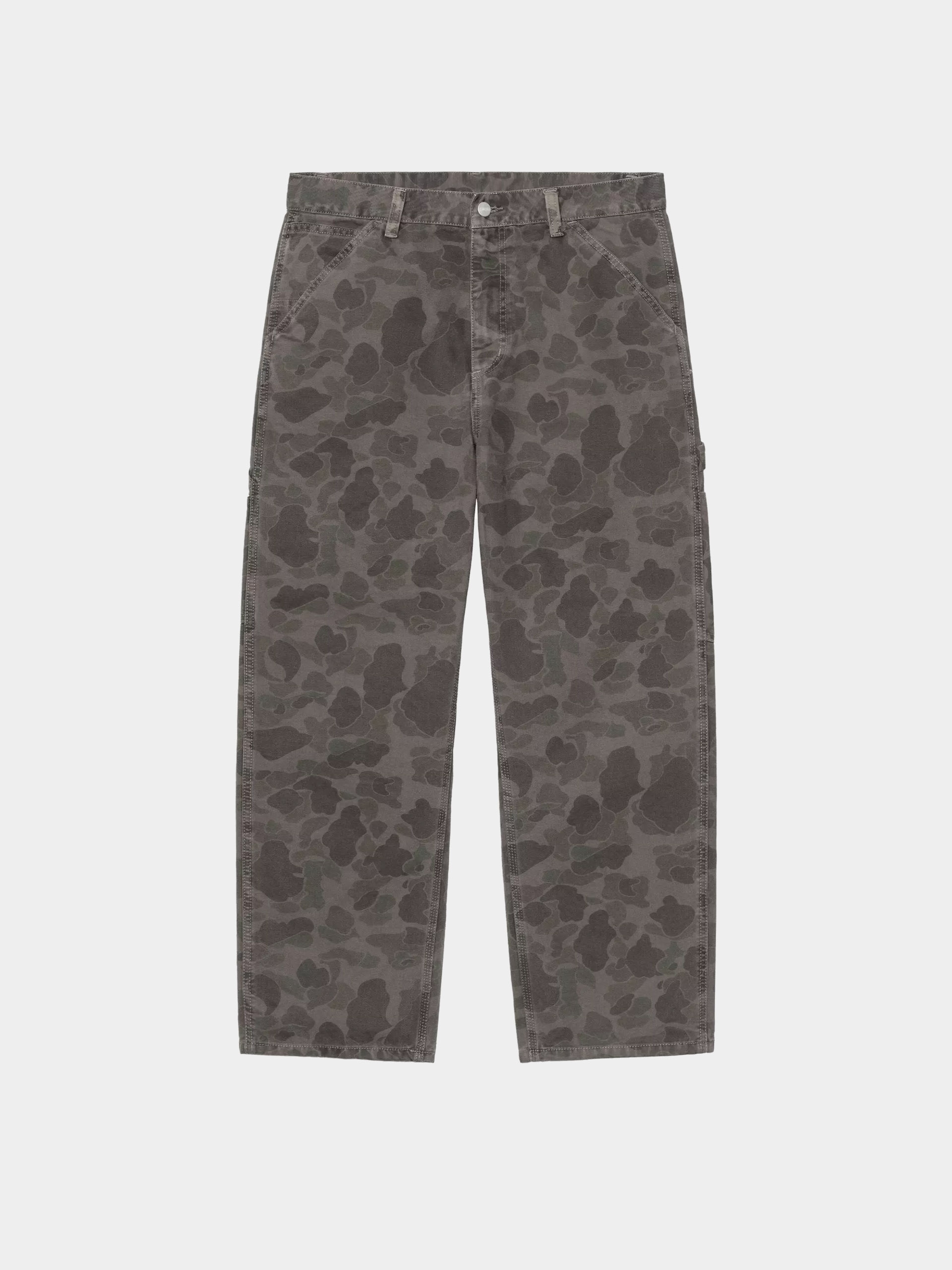 Панталони Carhartt WIP Duck Single Knee (camo duck/green/porphyry/garment dyed)