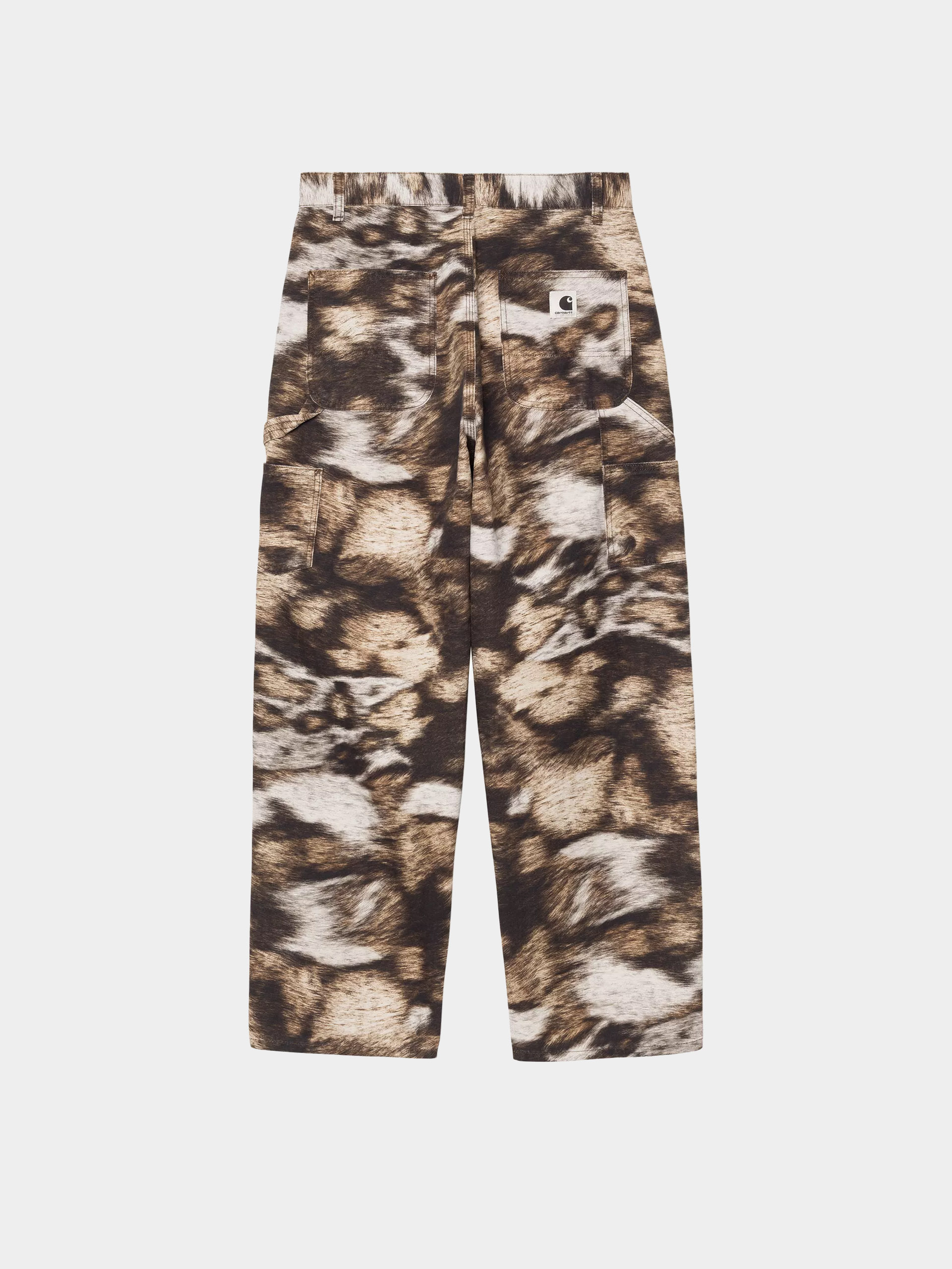 u041fu0430u043du0442u0430u043bu043eu043du0438 Carhartt WIP Brandon Single Knee Wmn (wild dog print/stone washed)