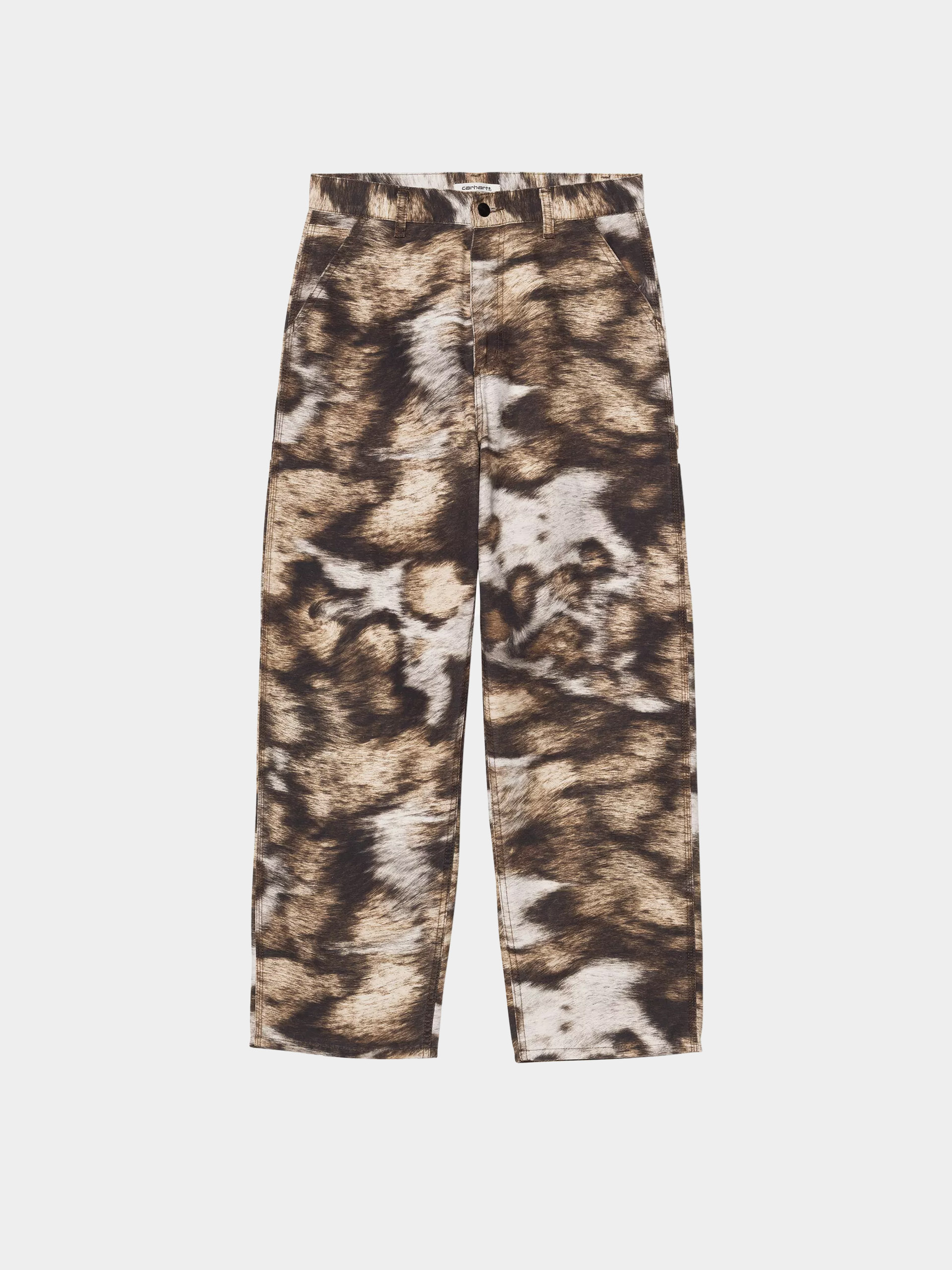 u041fu0430u043du0442u0430u043bu043eu043du0438 Carhartt WIP Brandon Single Knee Wmn (wild dog print/stone washed)