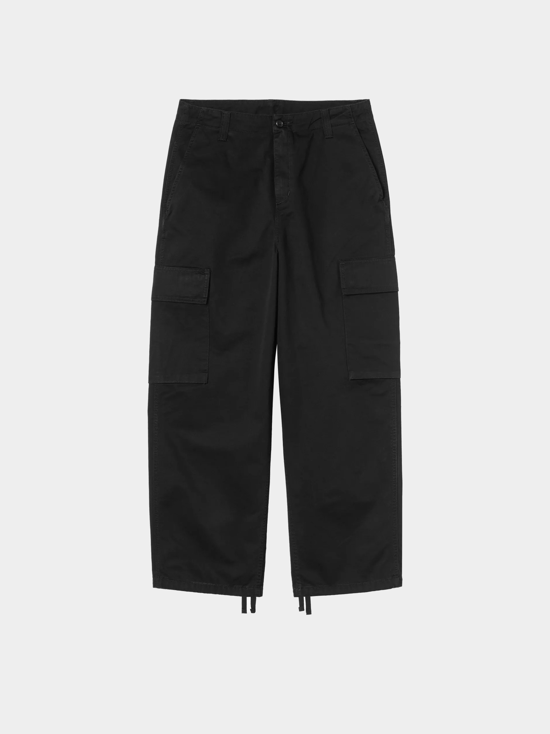 Панталони Carhartt WIP Kade Cargo (black/stone washed)