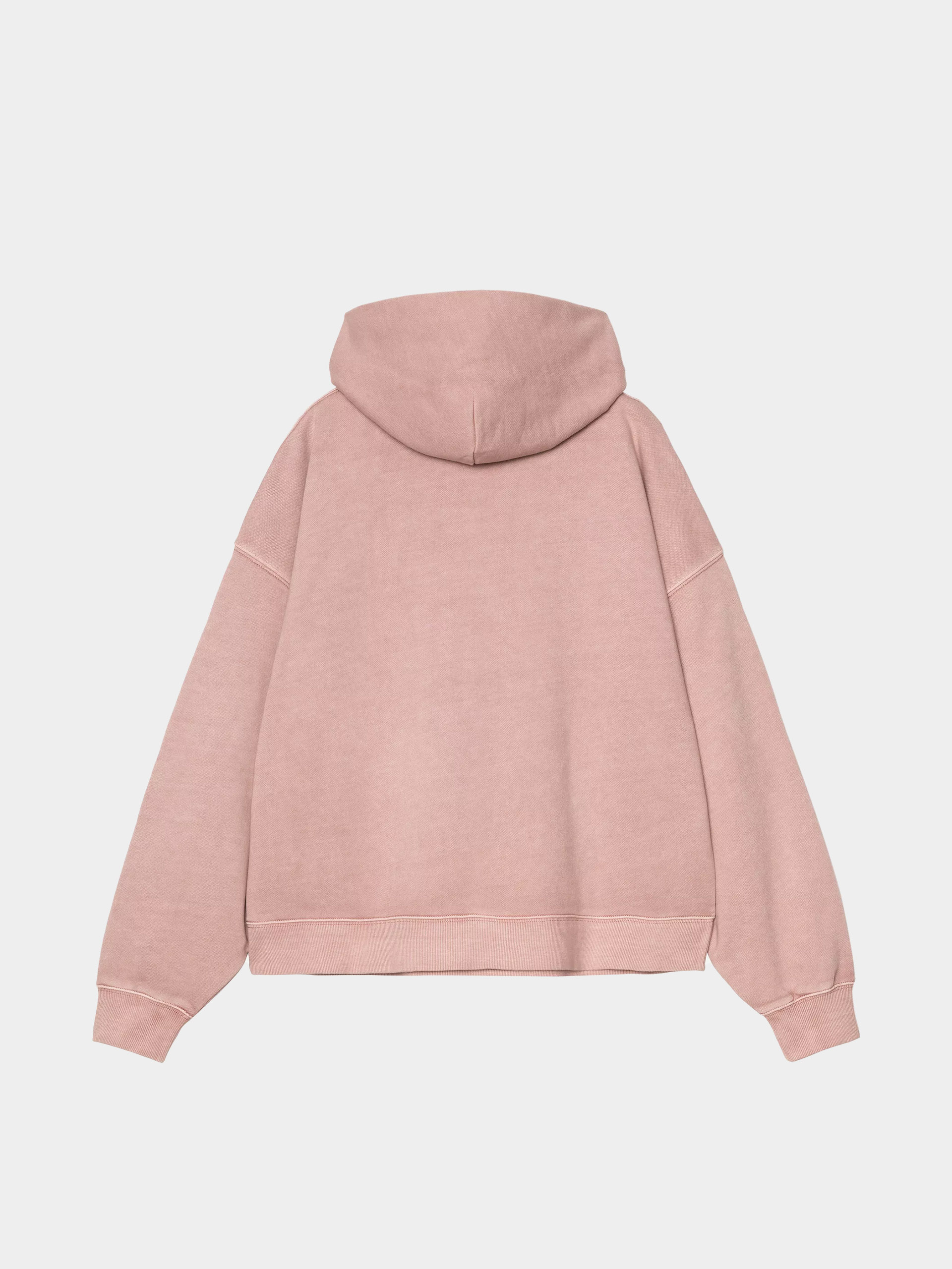 Суитшърт с качулка Carhartt WIP Benton HD Wmn (glassy pink/garment dyed)