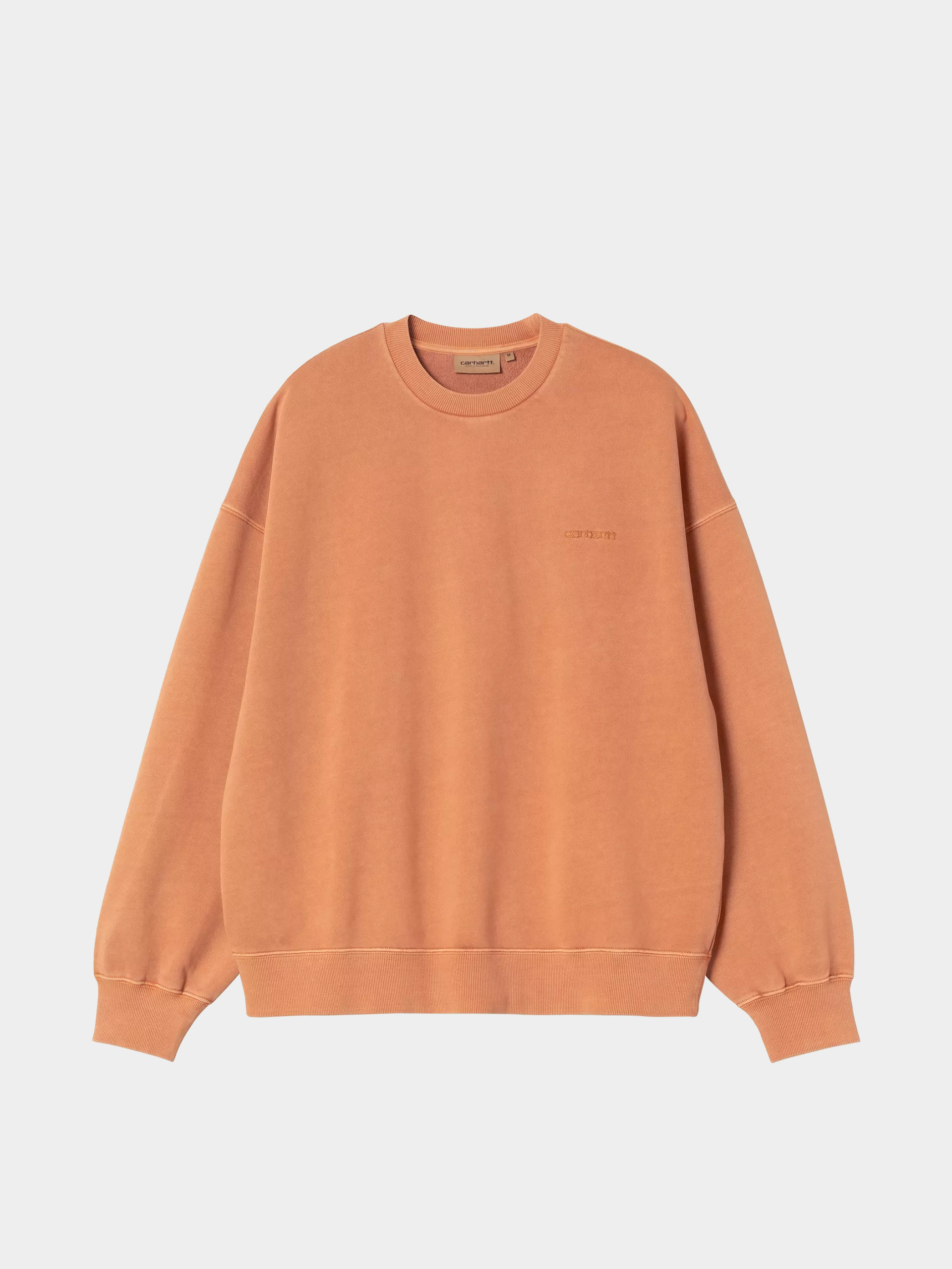 Суитшърт Carhartt WIP Benton (redhaven/garment dyed)