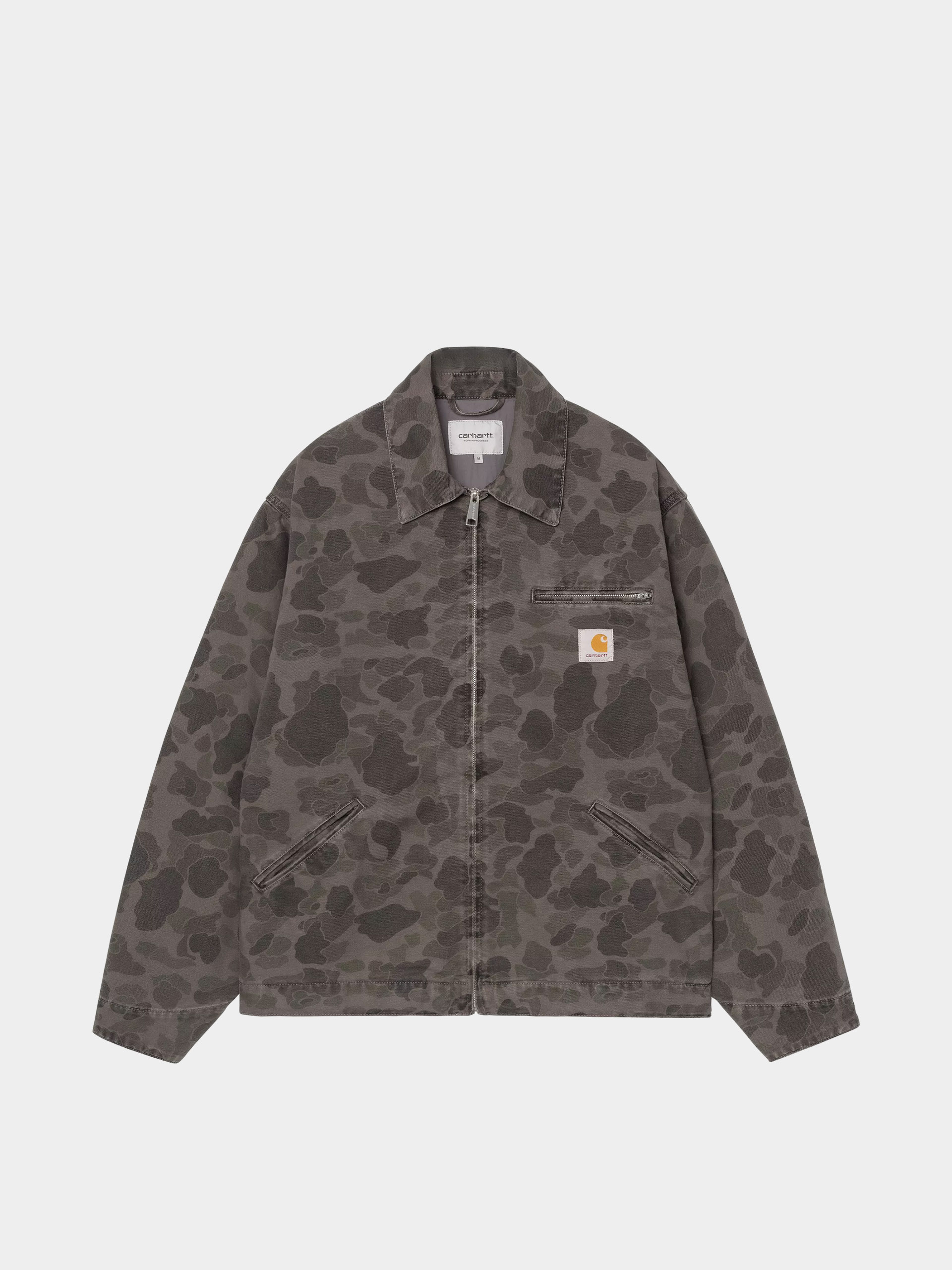 Яке Carhartt WIP Duck Detroit (camo duck/green/porphyry/garment dyed)