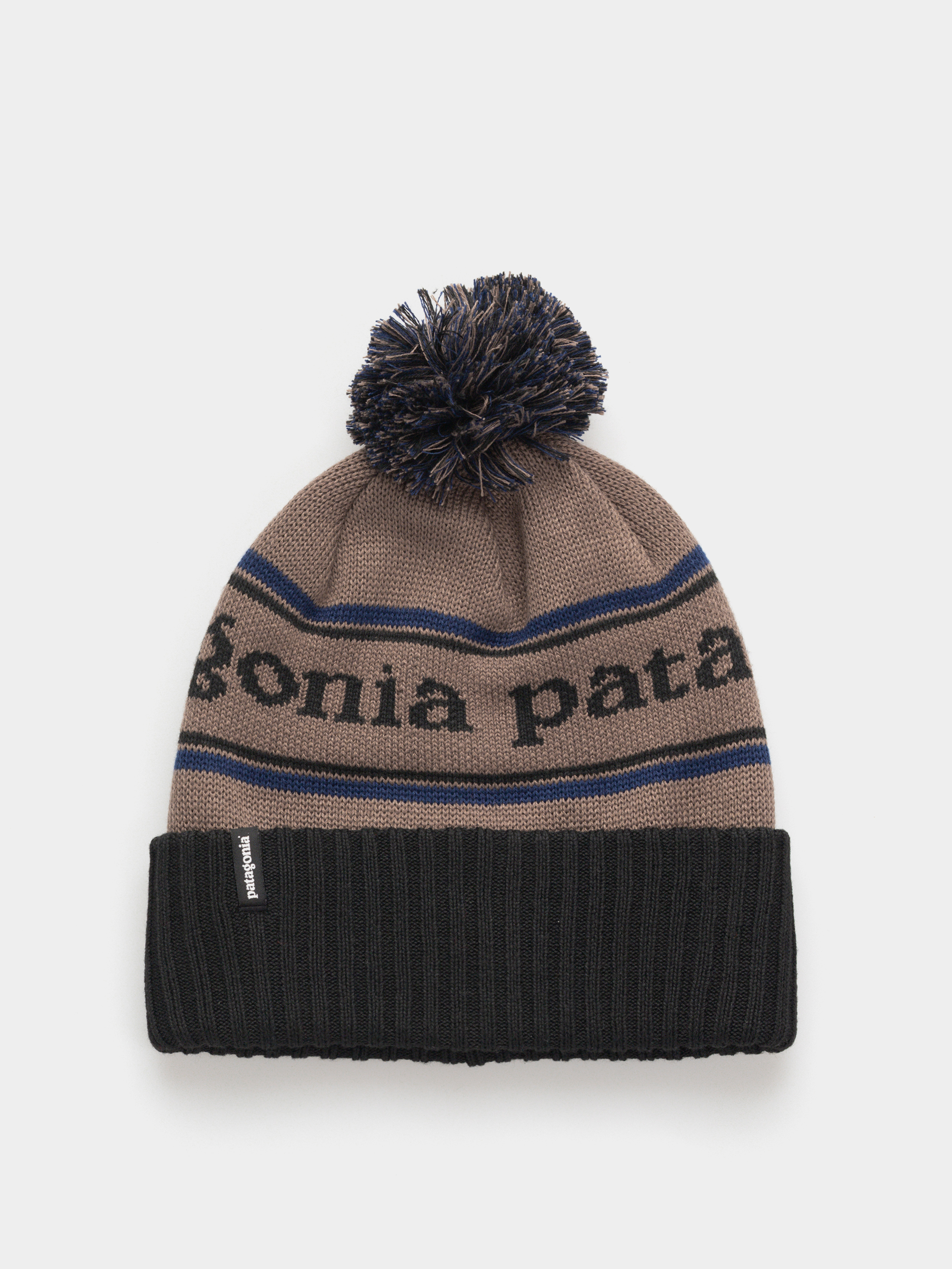 Шапка Patagonia Powder Town (park stripe marlow brown)