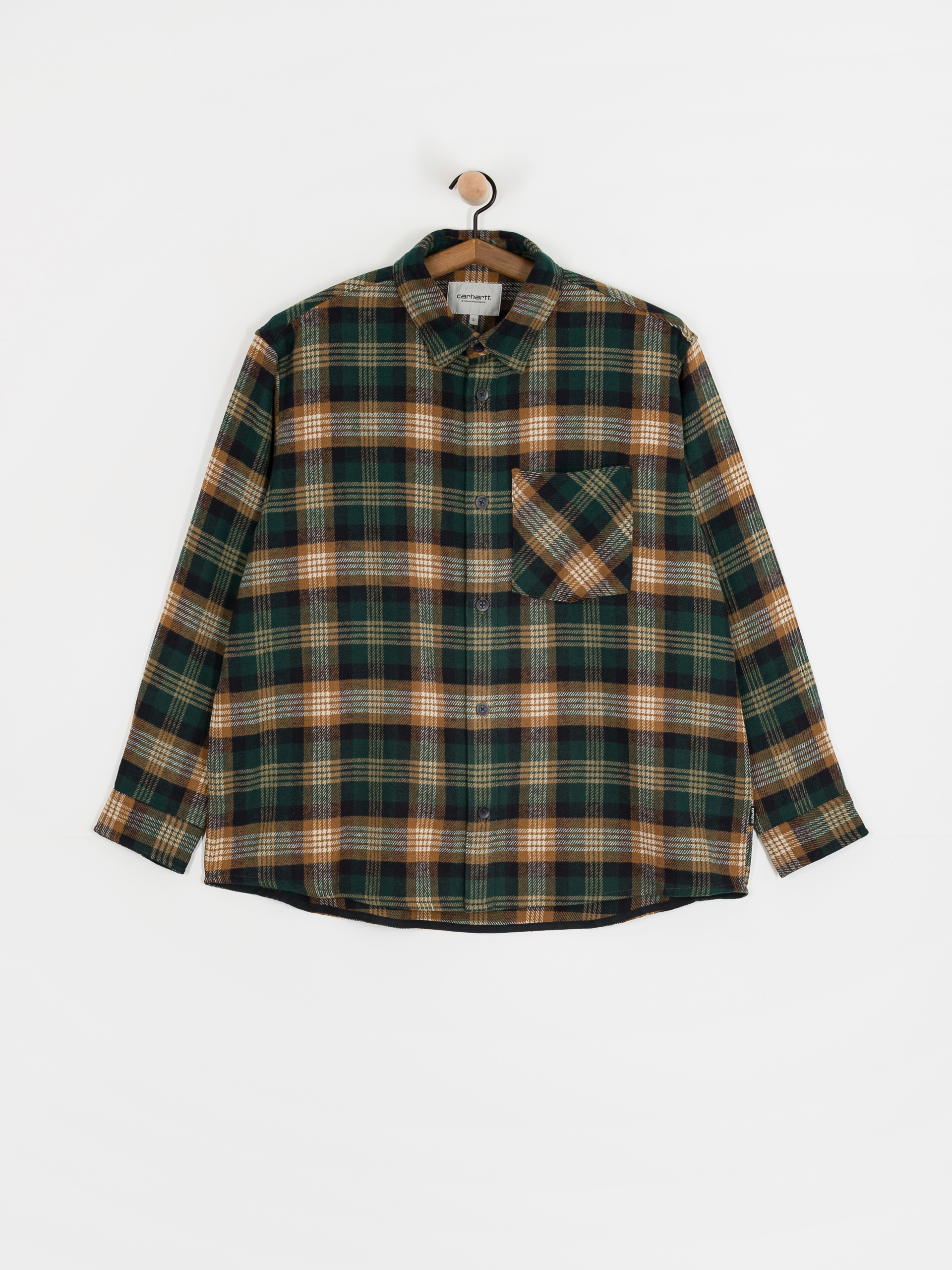 Риза Carhartt WIP Dern (dern check/hamilton brown)