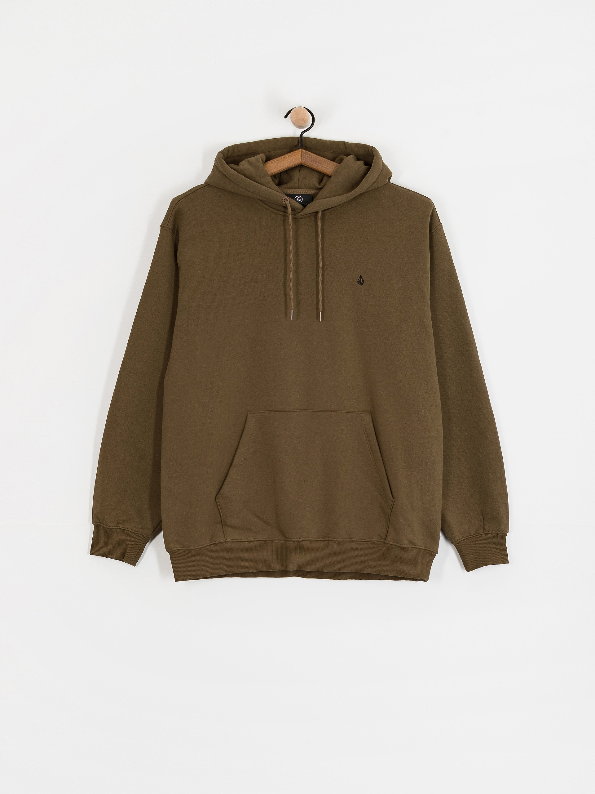 Суитшърт с качулка Volcom Single Stone HD (sage leaf)