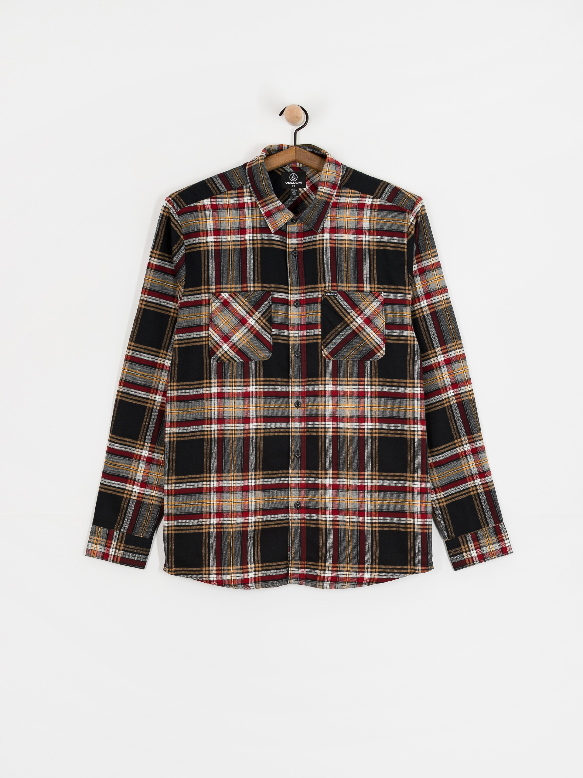 Риза Volcom Netastone Flannel (antique black)