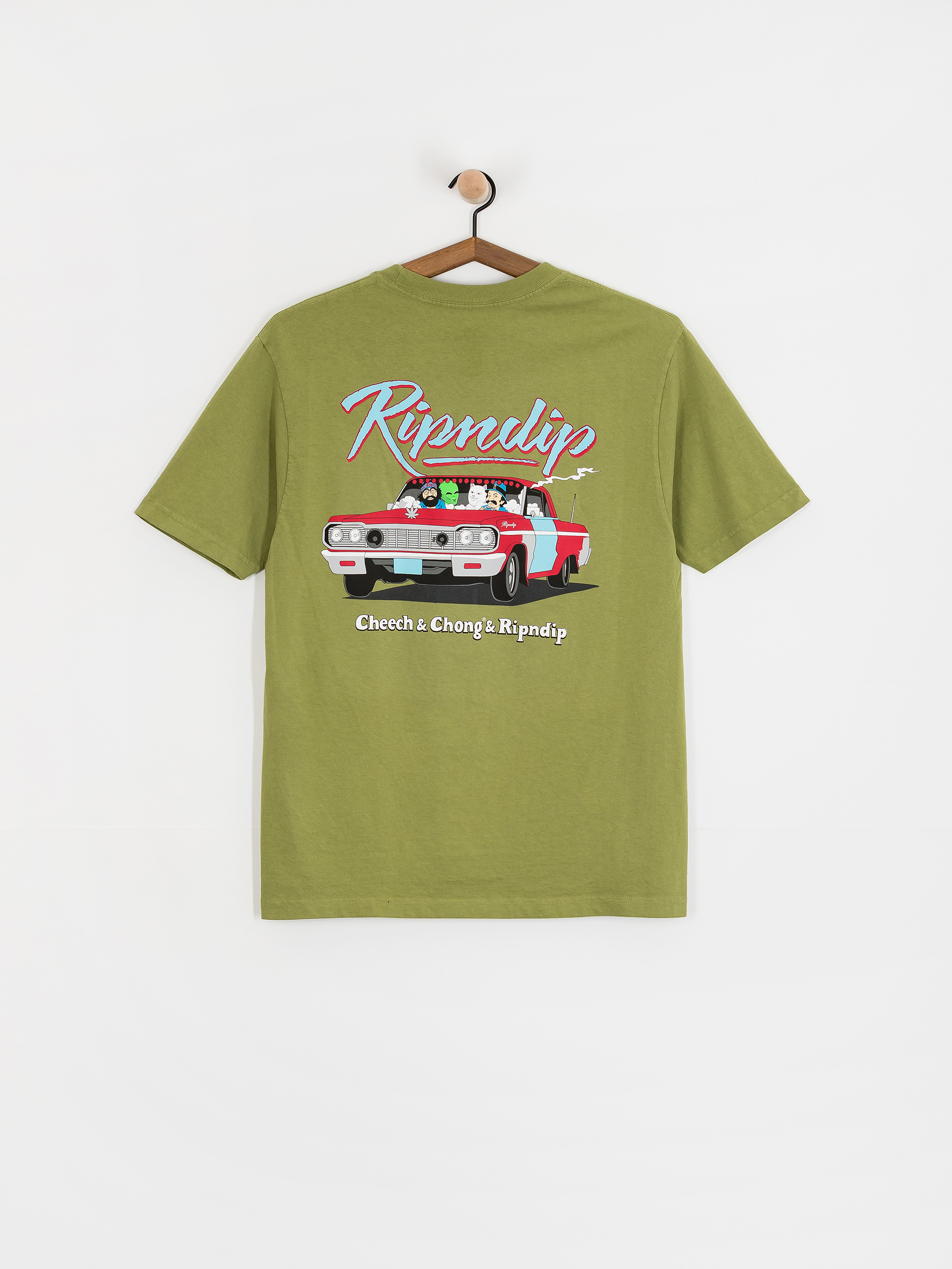 Тениска RipNDip Riders (light forest)