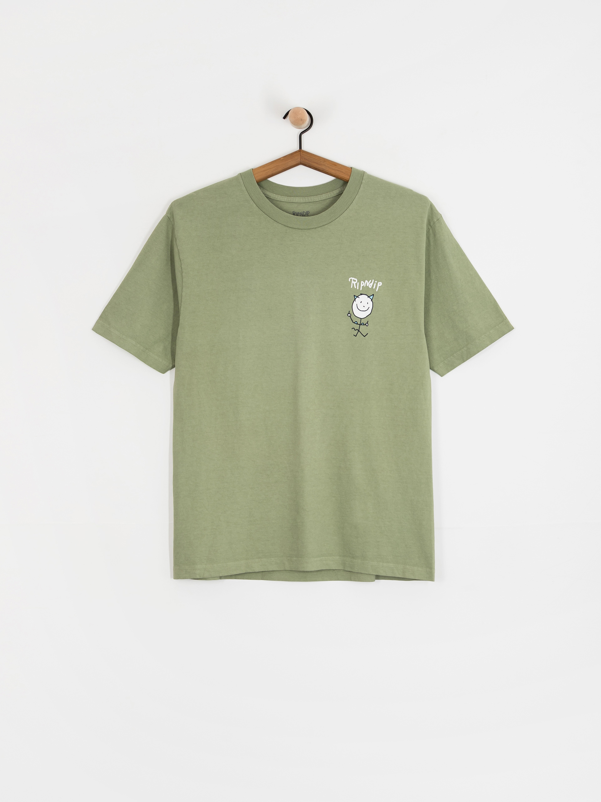 Тениска RipNDip Nerman Rockwell (dusty olive)