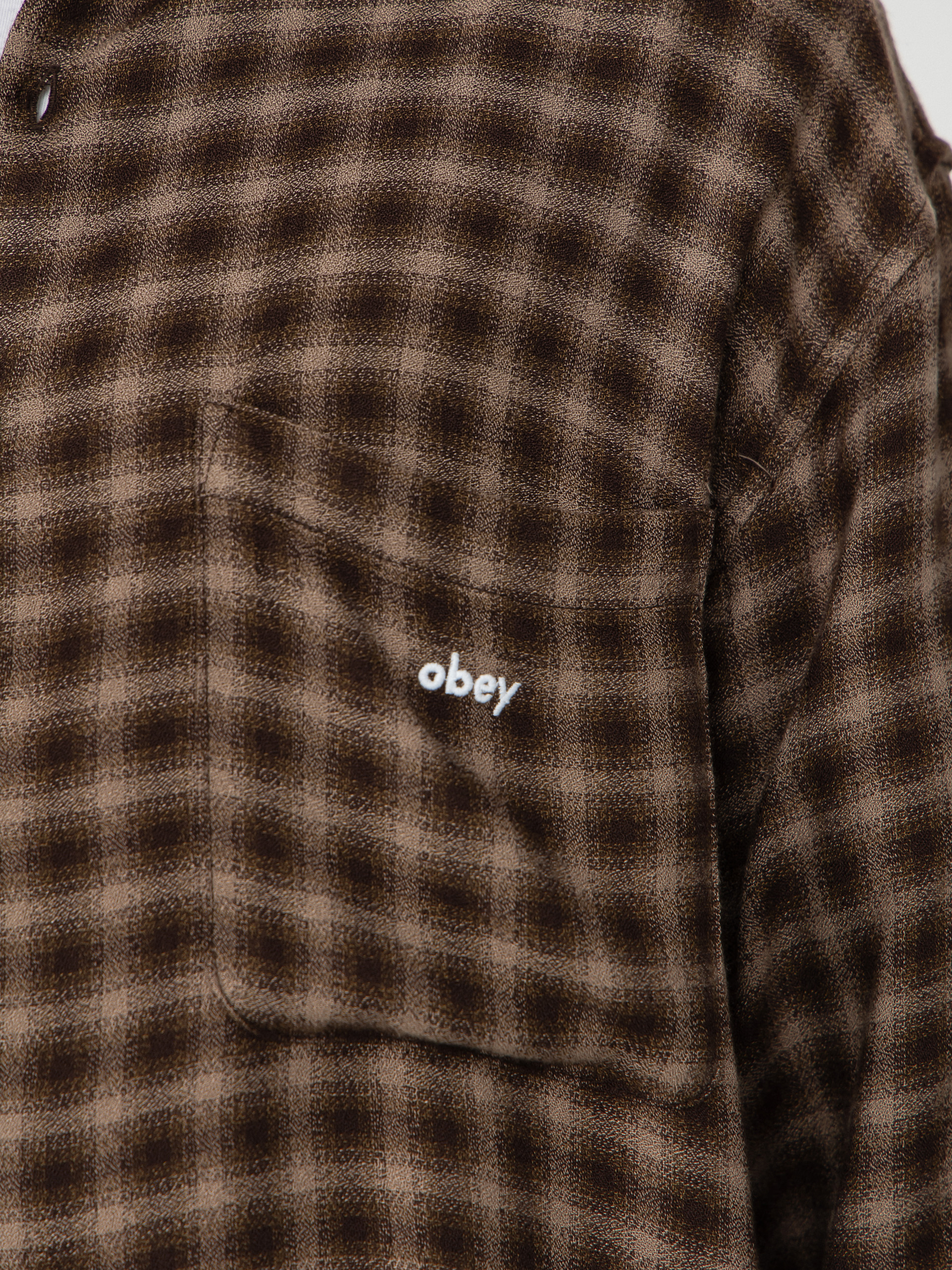 Риза OBEY Clarence Woven (black multi)