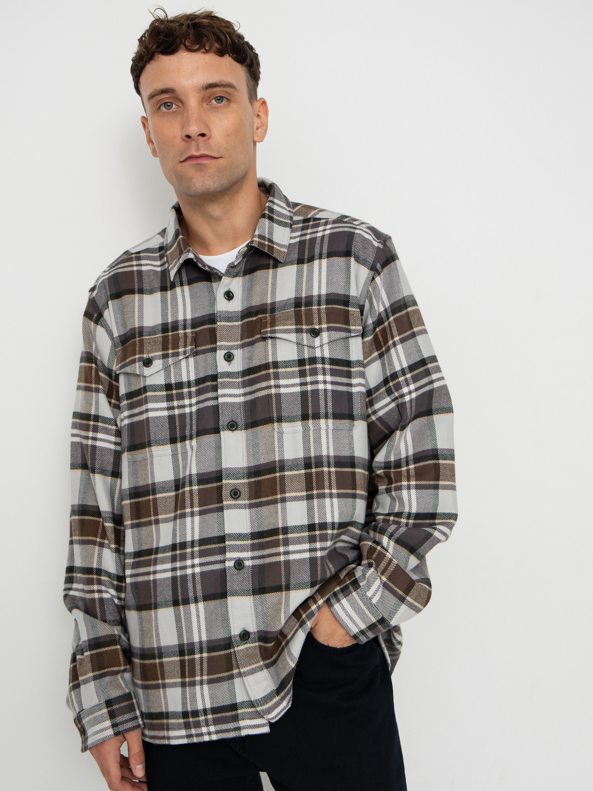 Риза Patagonia Fjord Flannel (blizzard salt grey)
