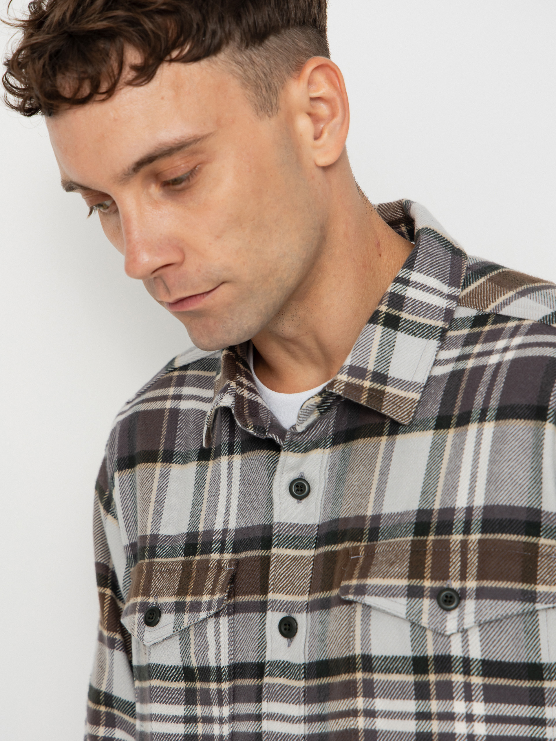 Риза Patagonia Fjord Flannel (blizzard salt grey)
