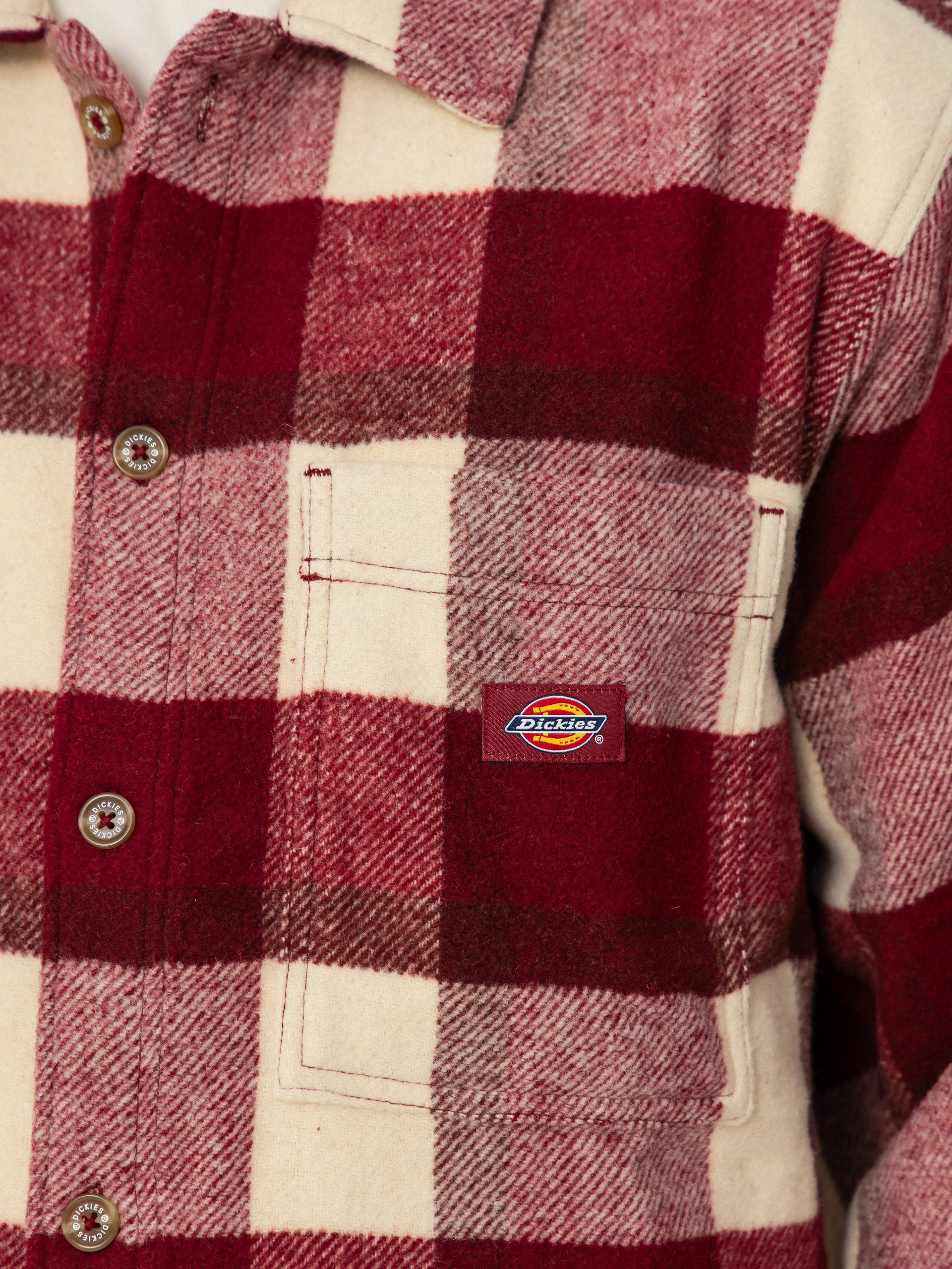 Риза Dickies Plaid Coaling (tibetan red)
