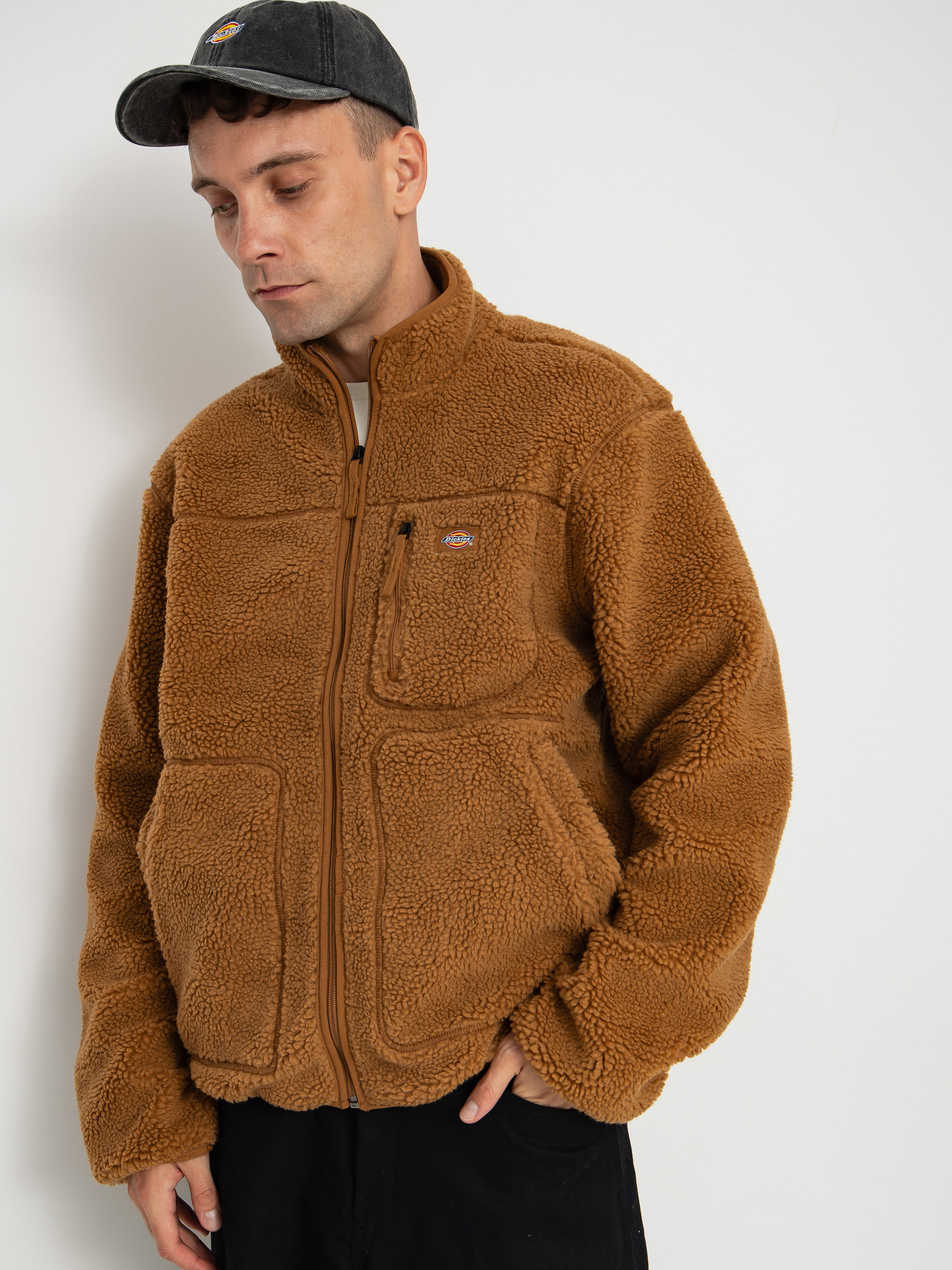 Поларени суитшърт Dickies Mount Hope (brown duck)