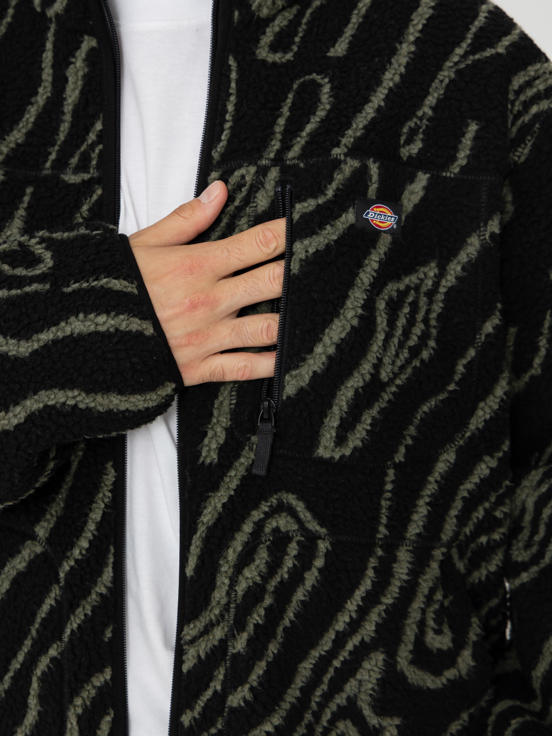 Мъжки Поларени суитшърт Dickies Mount Hope Printed (black)