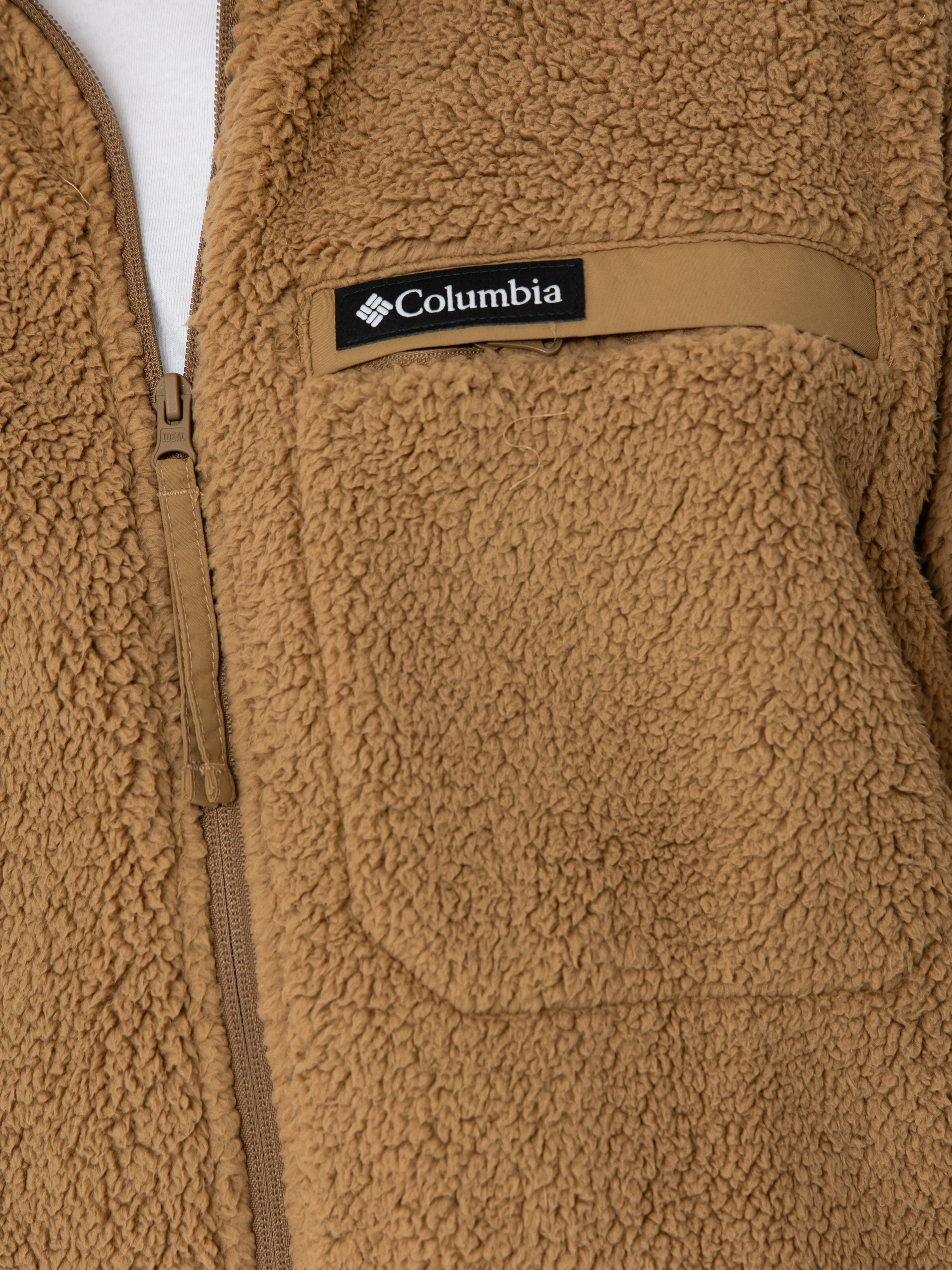 Мъжки Поларени суитшърт Columbia Rugged Ridge High Pile Full Zip (delta)