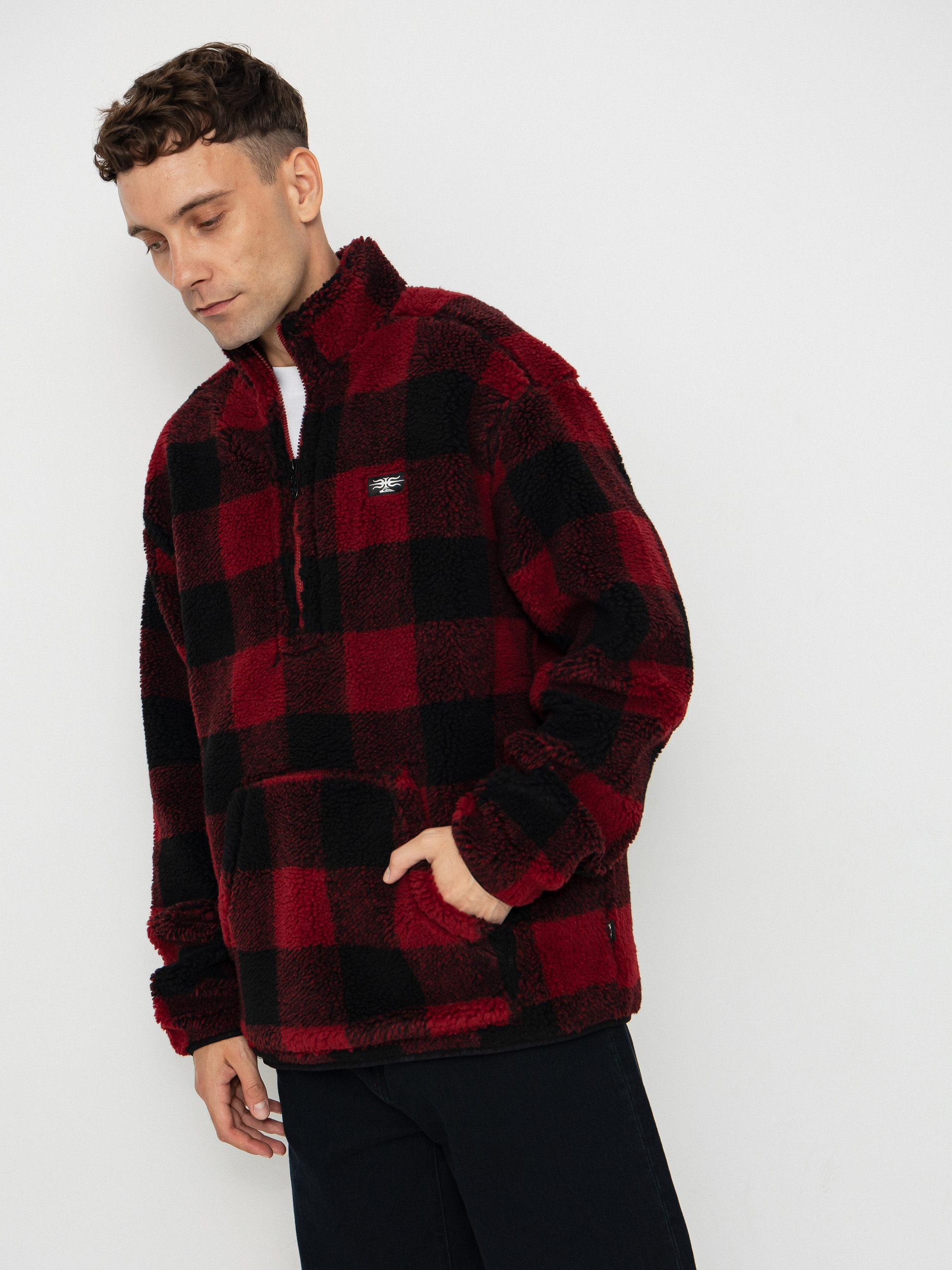 Поларени суитшърт Quiksilver Mercury Woodlands Sherpa