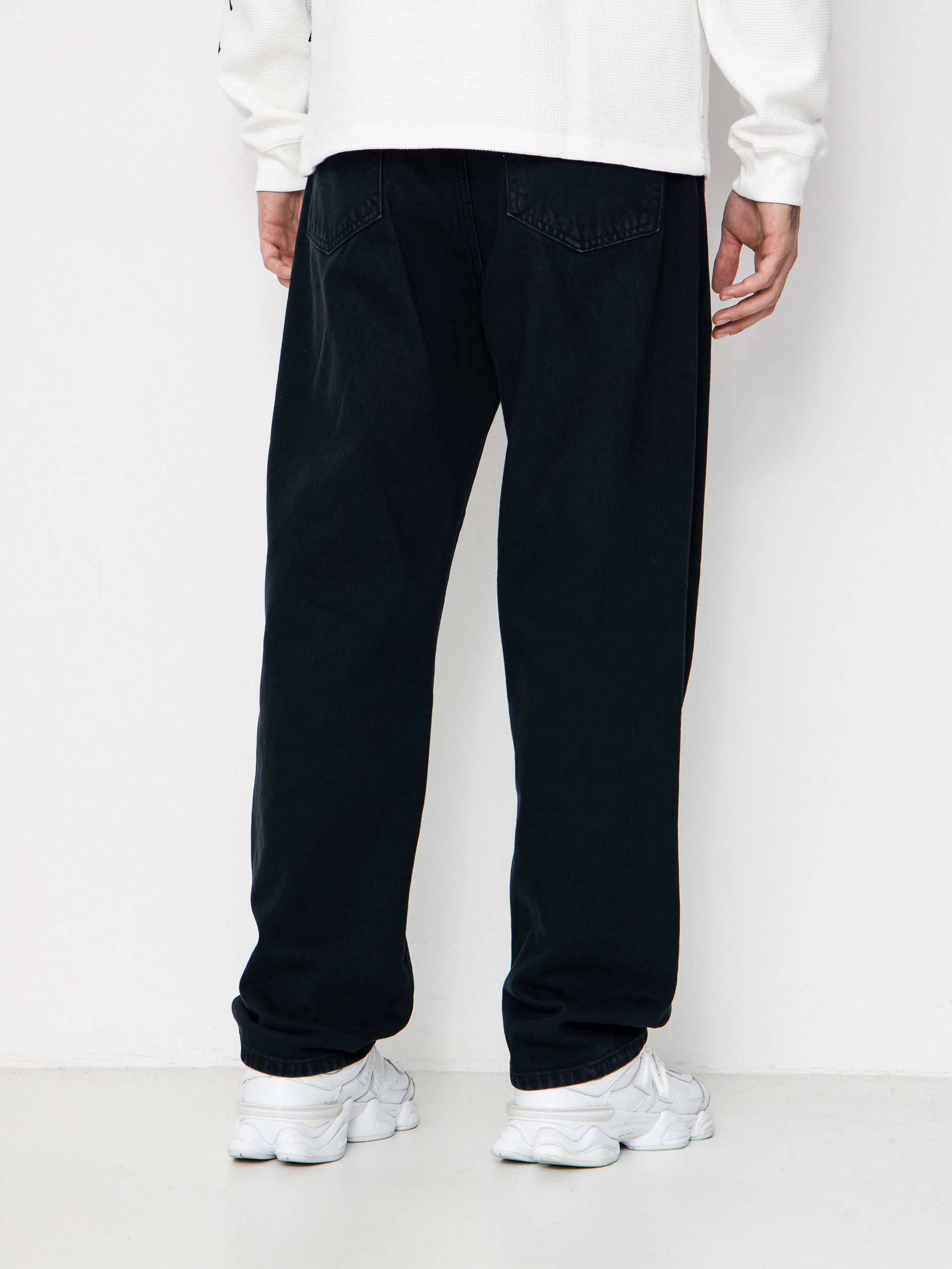 Панталони Carhartt WIP Aaron (blue/midnight wash)