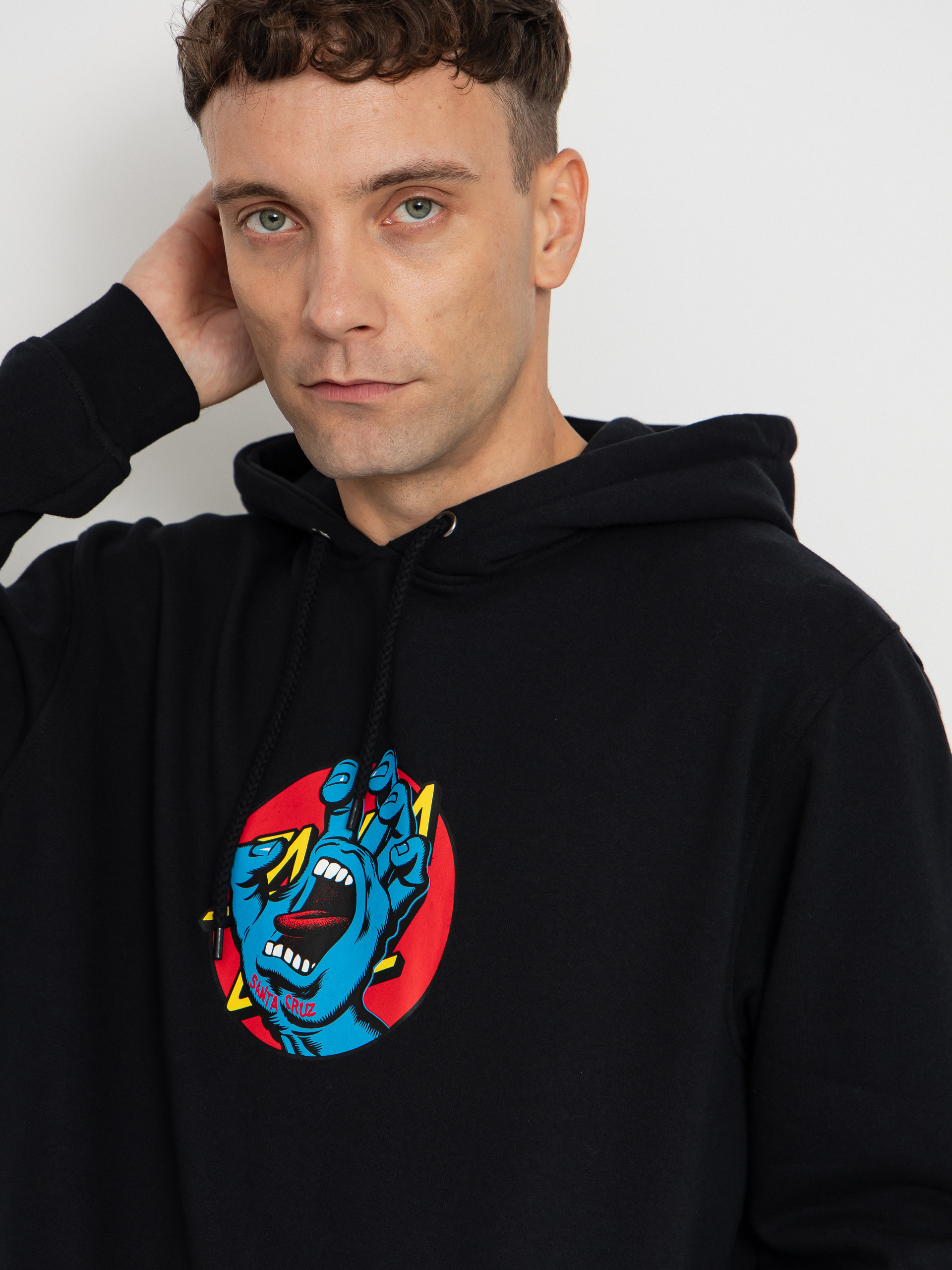 Суитшърт Santa Cruz Hand Dot Front (black)