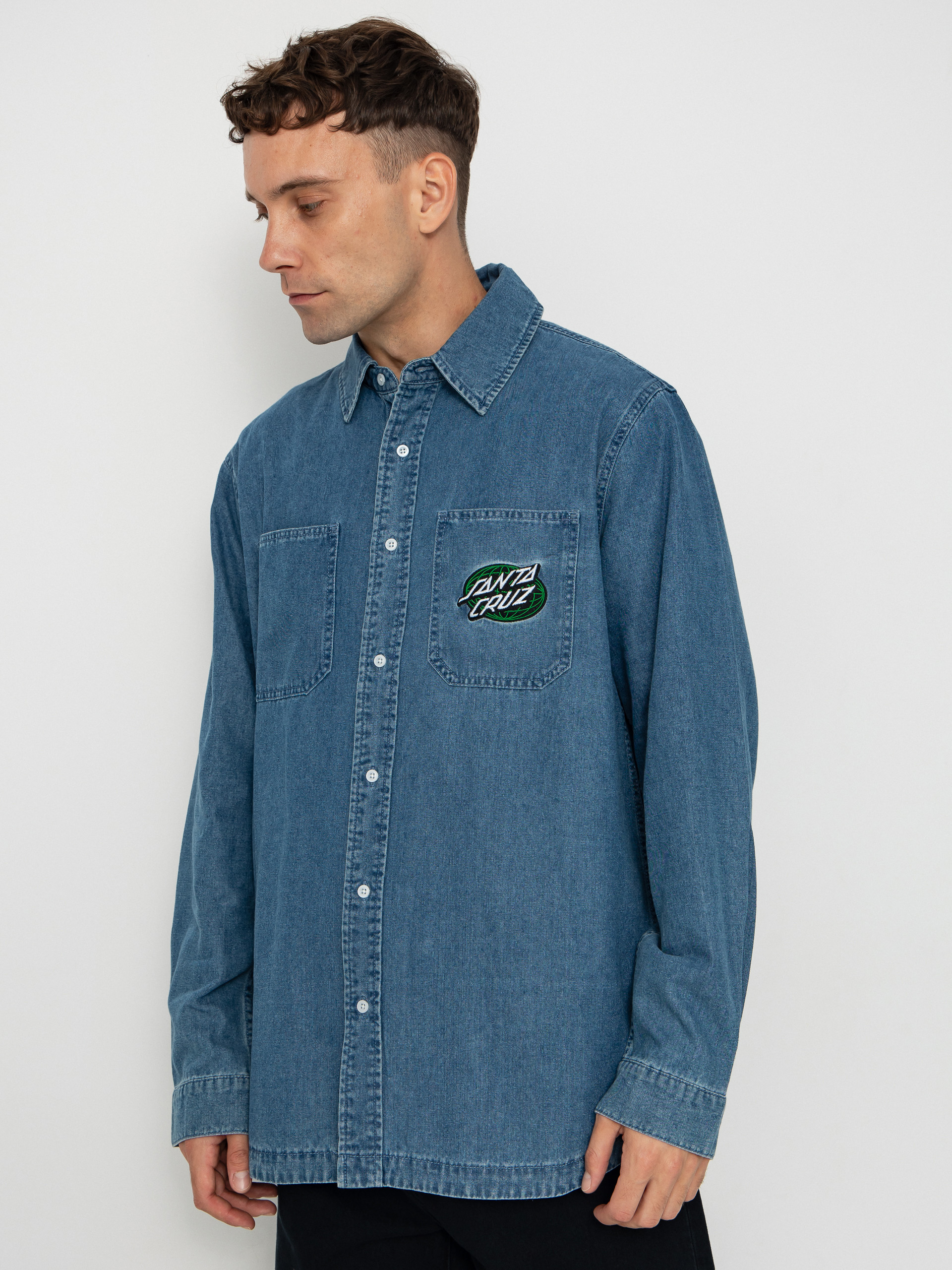 Риза Santa Cruz Global Oval Dot (classic blue)