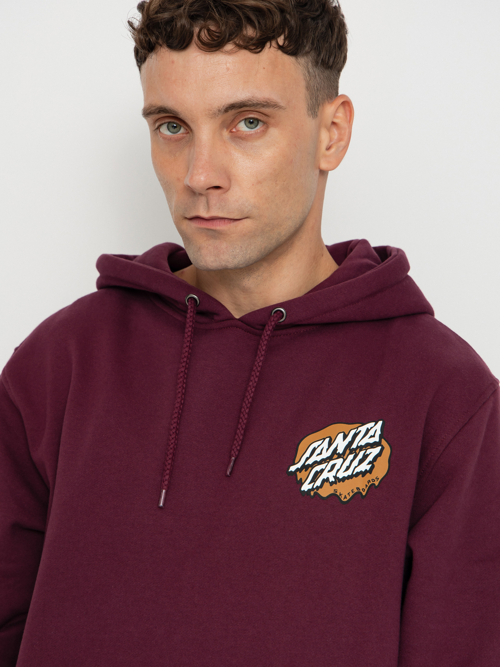 Суитшърт Santa Cruz Slime Scream (dark cherry)