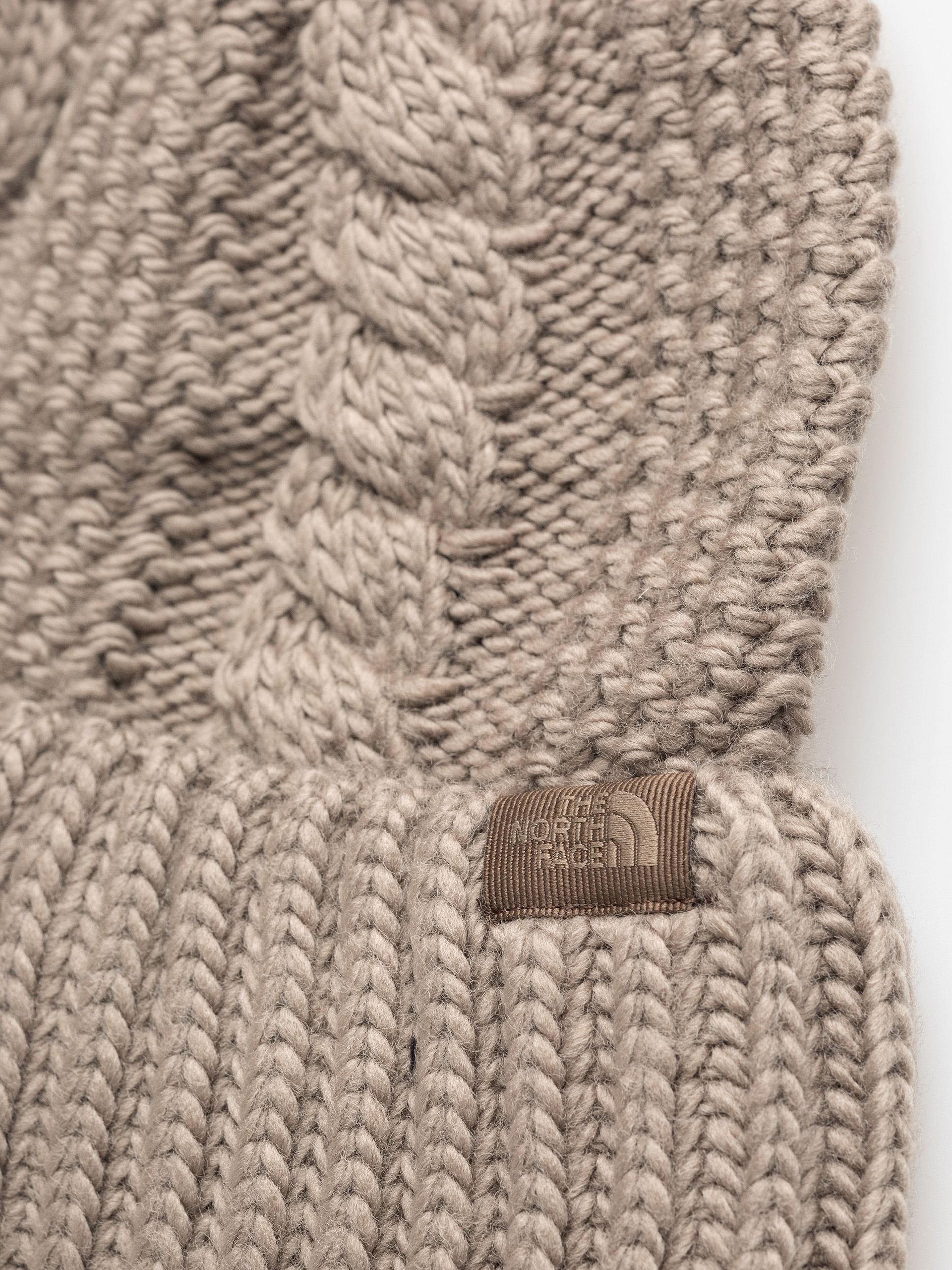 Шапка The North Face Oh Mega Wmn (mocha brown)