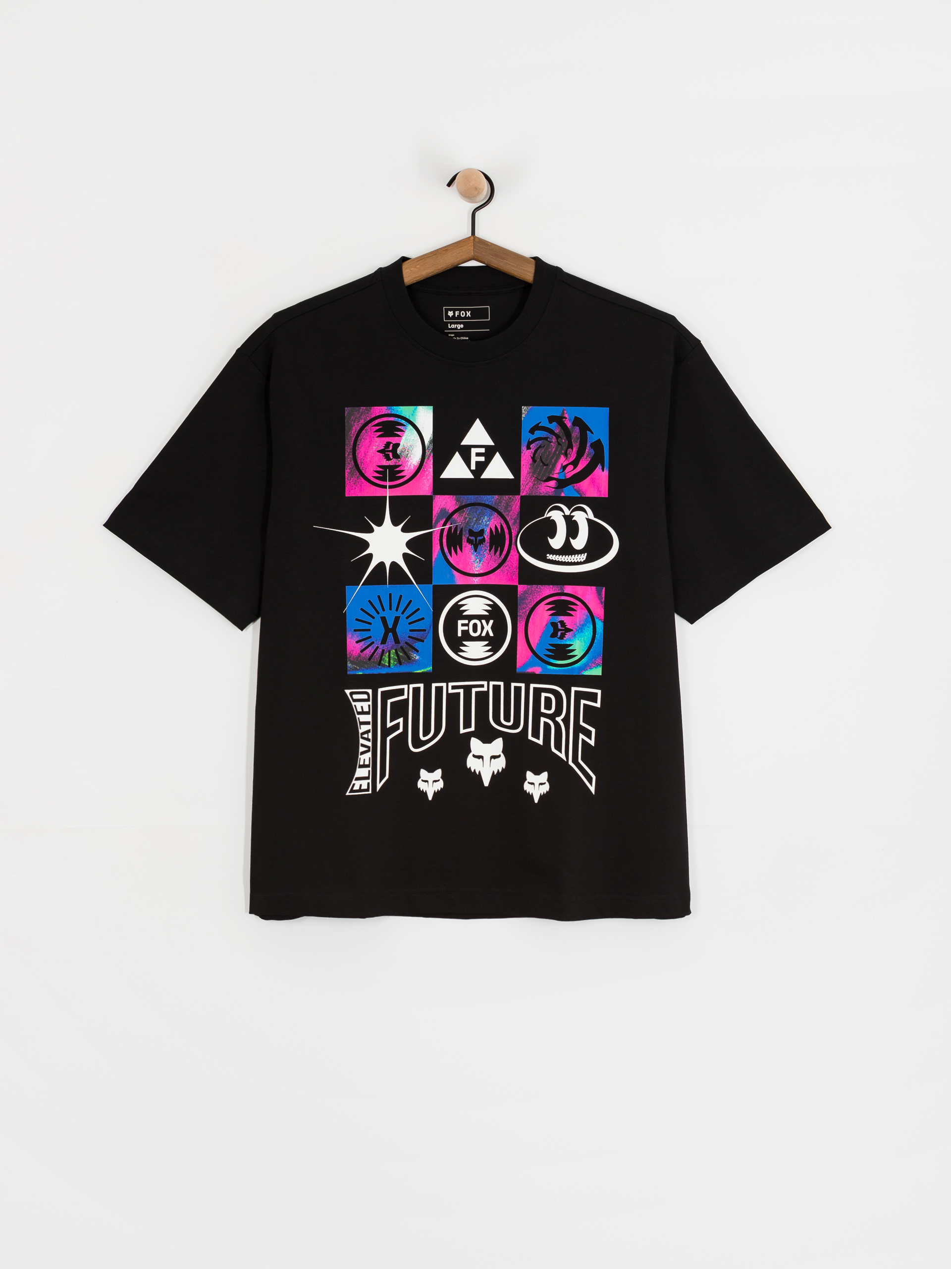 Тениска Fox Image Cosmo Mw Oversized (black)