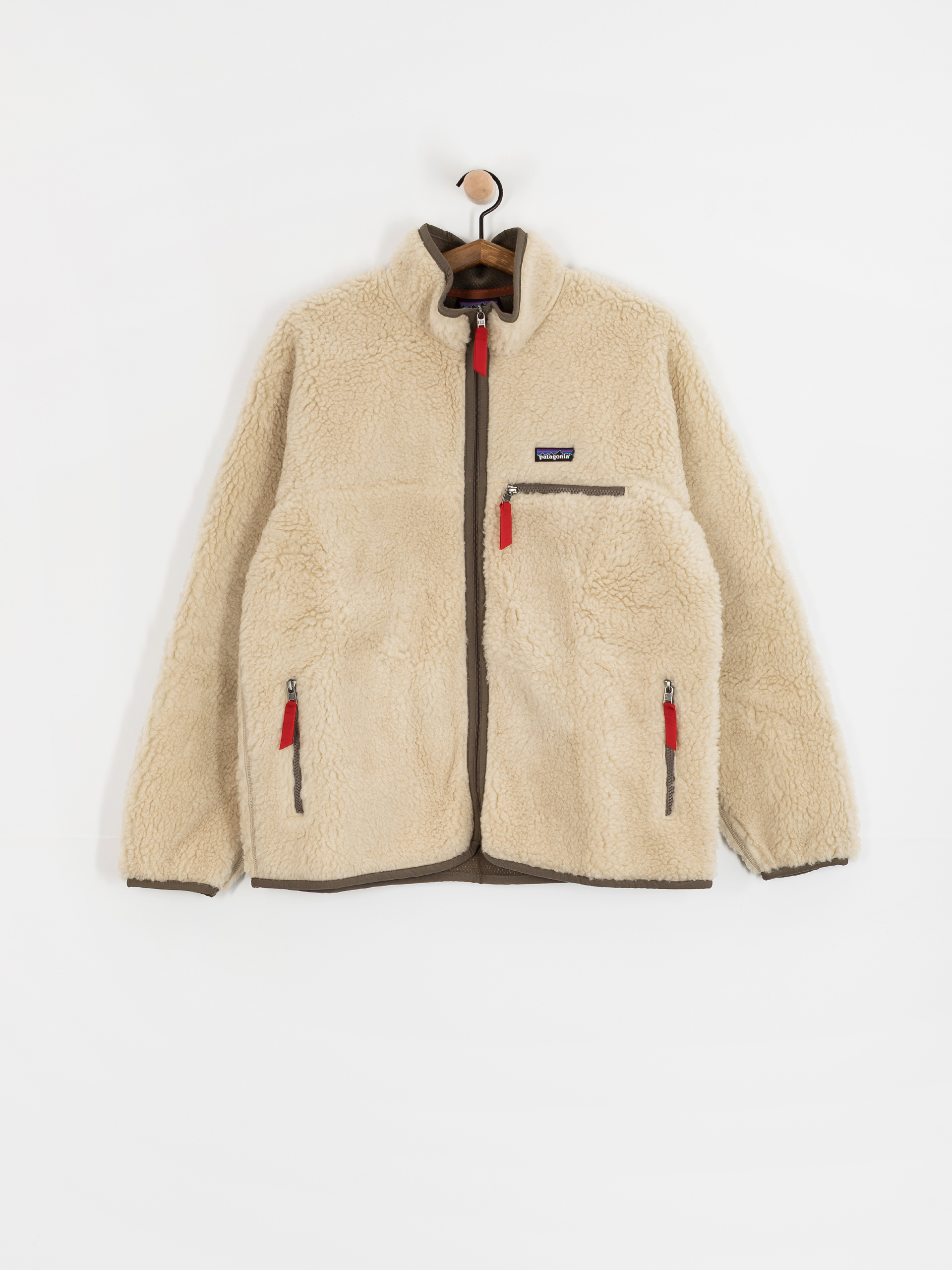 Суитшърт Patagonia Natural Blend Retro Cardigan (dark natural w/marlow brown)