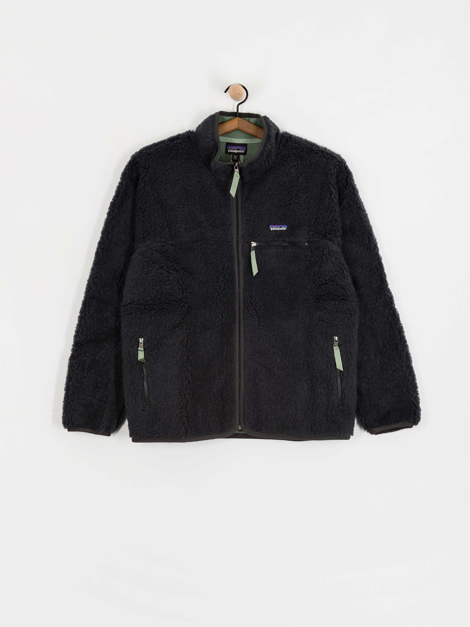 Суитшърт Patagonia Natural Blend Retro Cardigan (ink black)