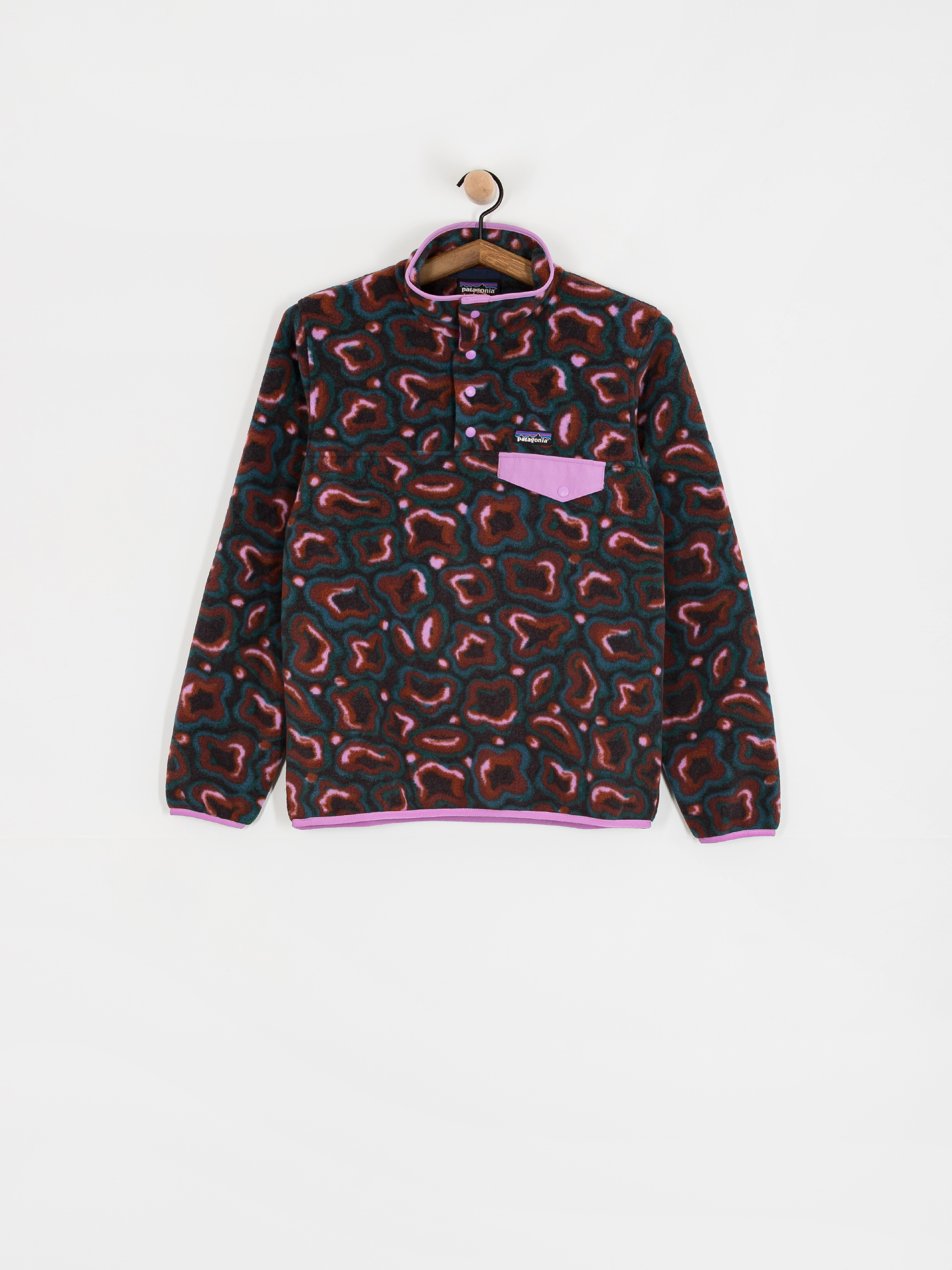 Дамски Поларени суитшърт Patagonia LW Synch Snap T (soft spirea dried vanilla)