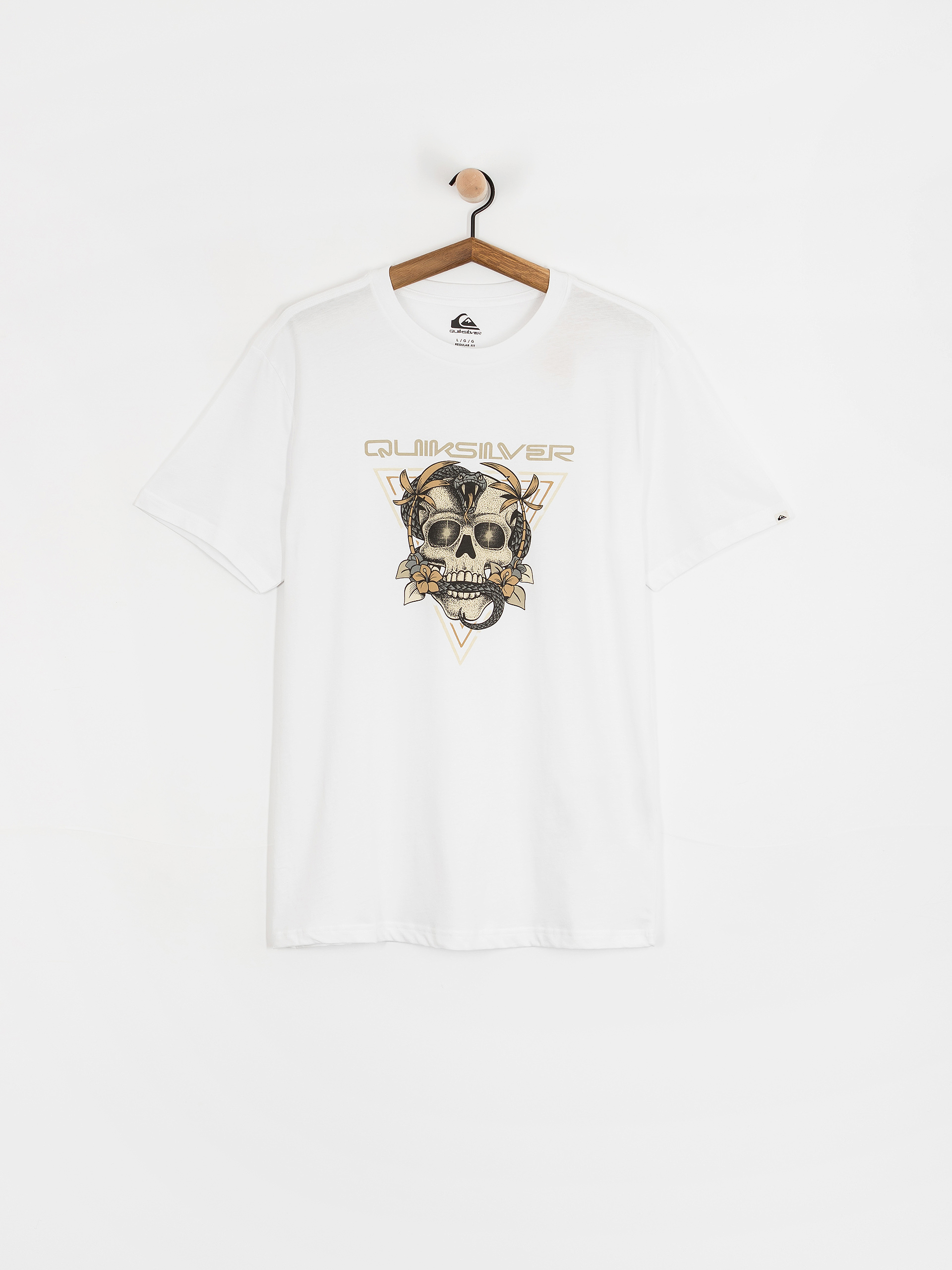 Тениска Quiksilver Core Skull (white)