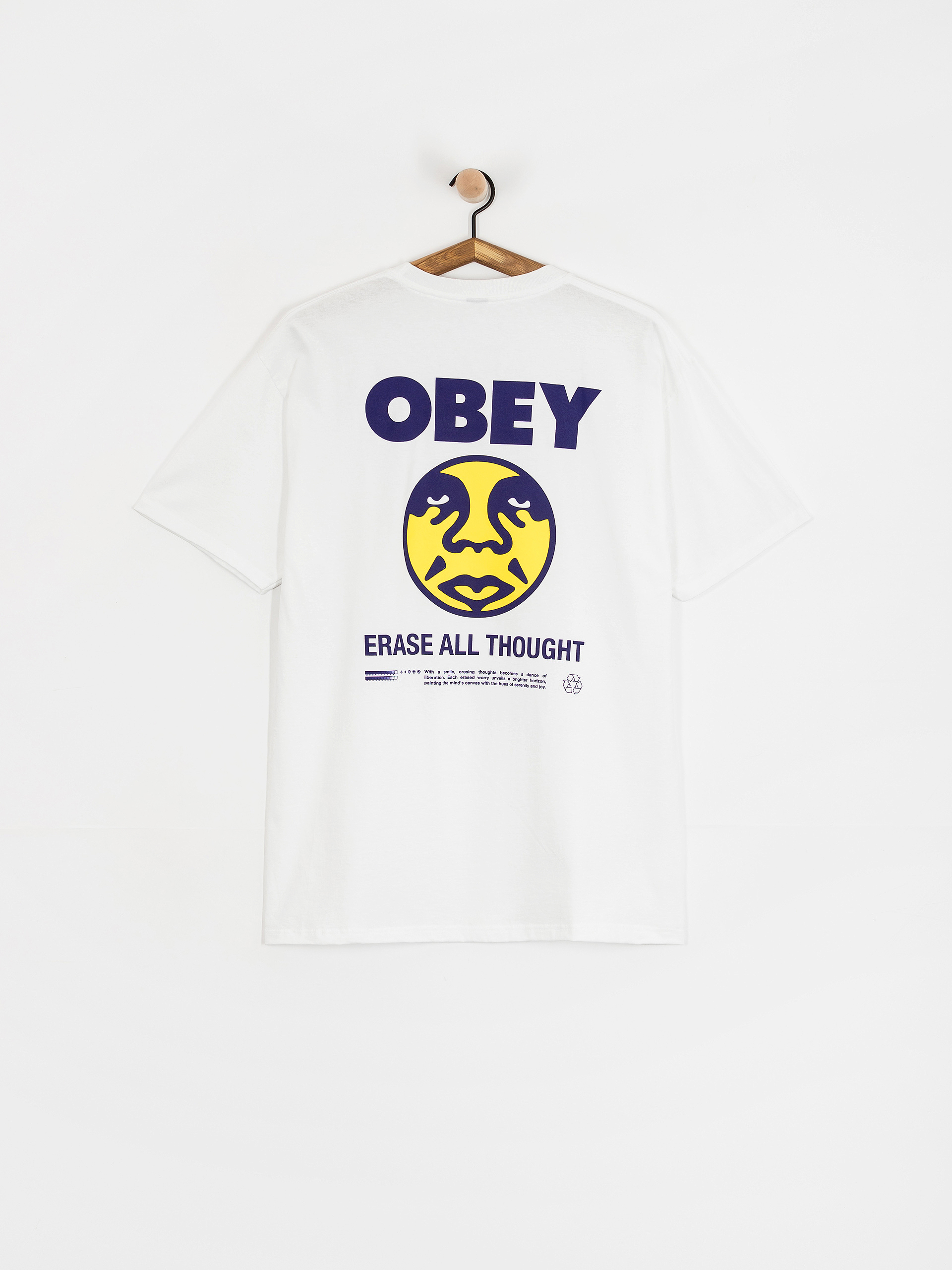 u0422u0435u043du0438u0441u043au0430 OBEY Obey Erase All Thought (white)