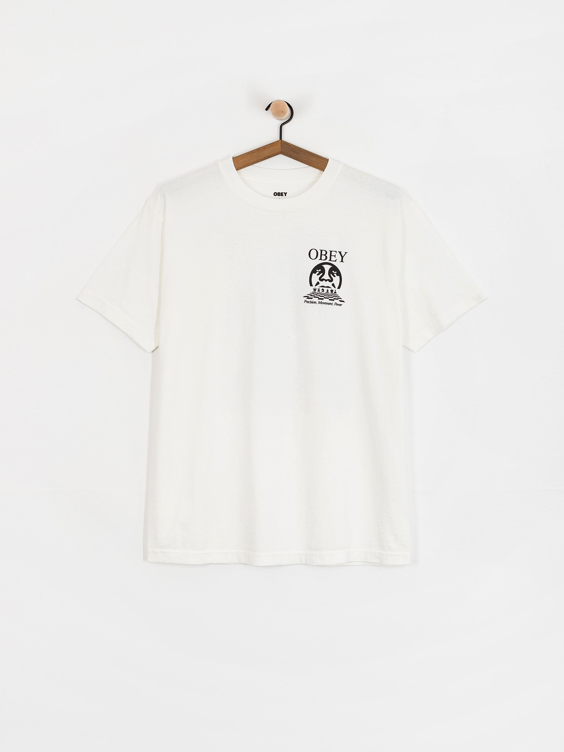 Тениска OBEY Obey Precision (pigment vintage white)