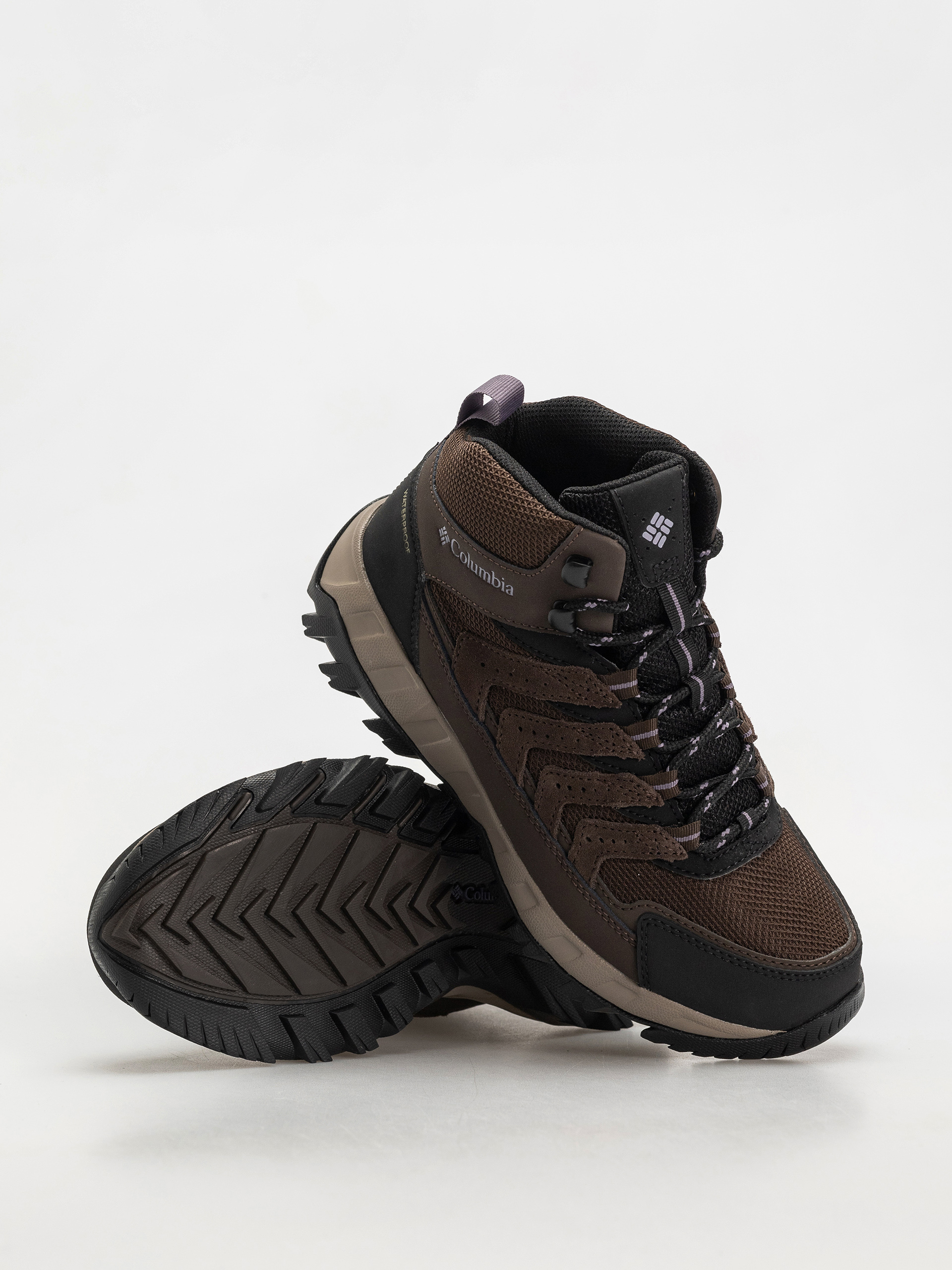 Обувки Columbia Strata Trail Mid WP Wmn (cordovan/granite purple)