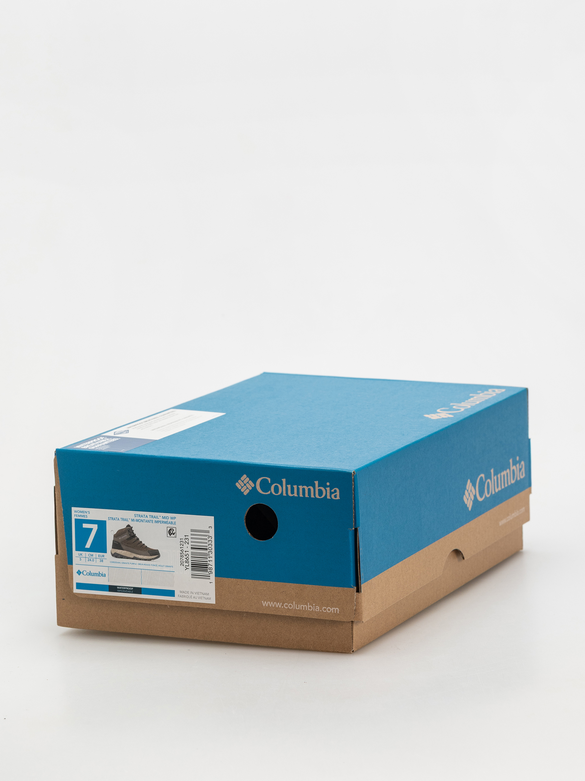 Обувки Columbia Strata Trail Mid WP Wmn (cordovan/granite purple)