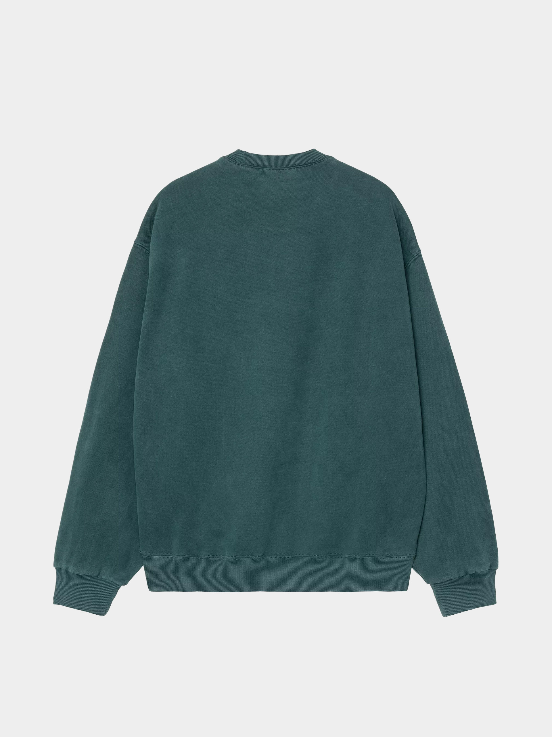 Суитшърт Carhartt WIP Vista (deep lagoon/garment dyed)