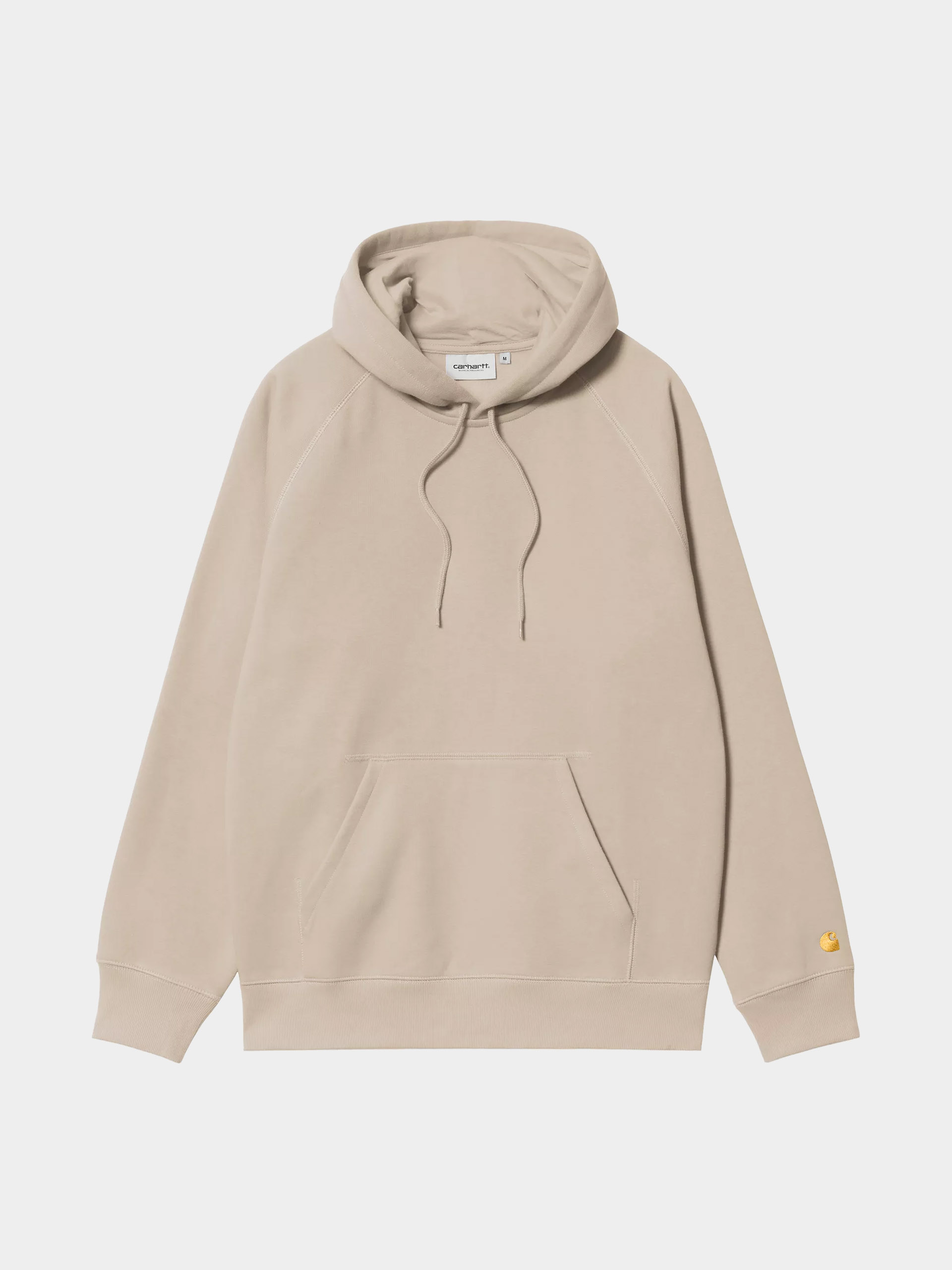 Суитшърт с качулка Carhartt WIP Chase HD (fleur de sel/gold)