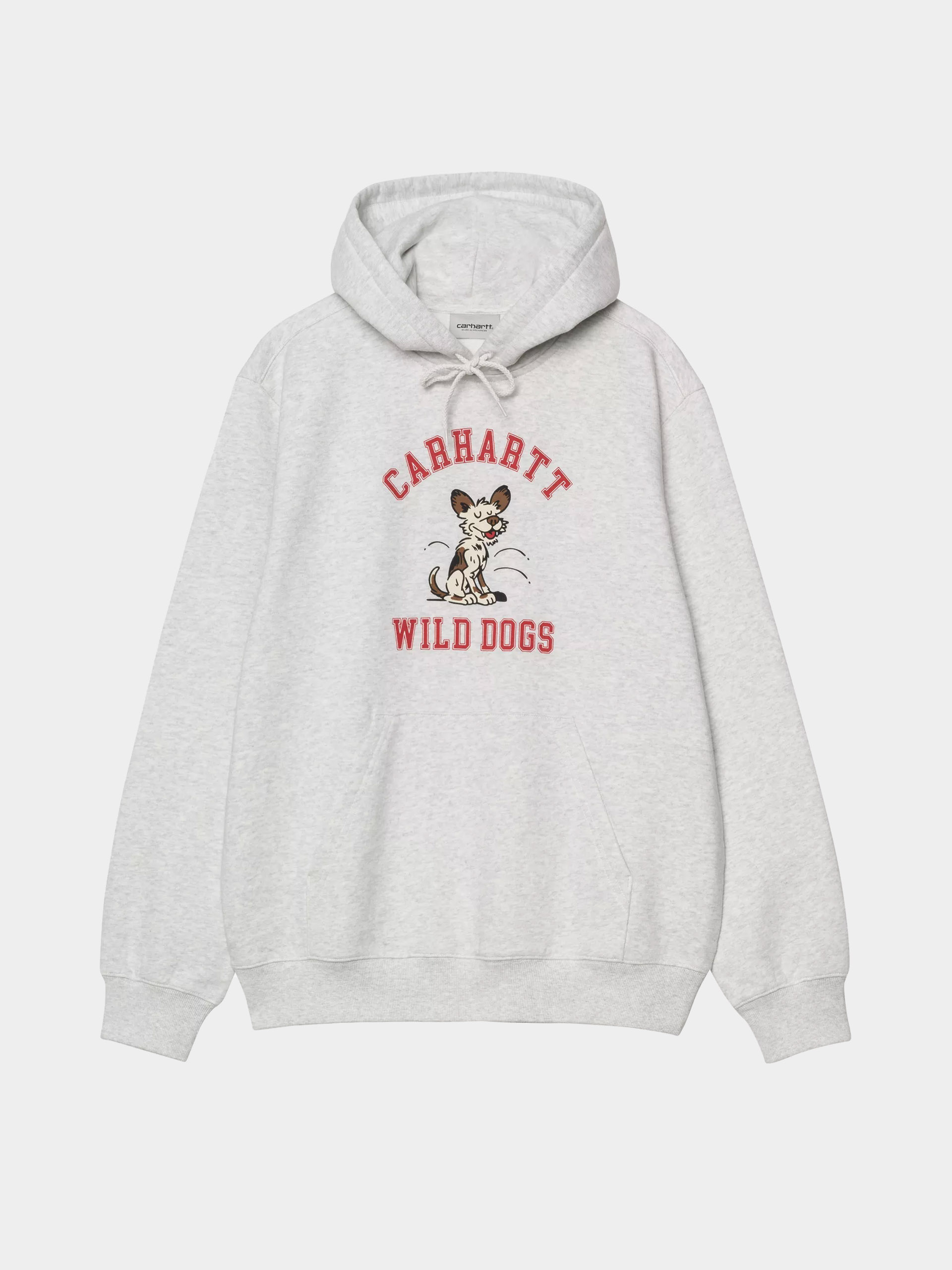 Суитшърт с качулка Carhartt WIP Wild Dog HD (ash heather)