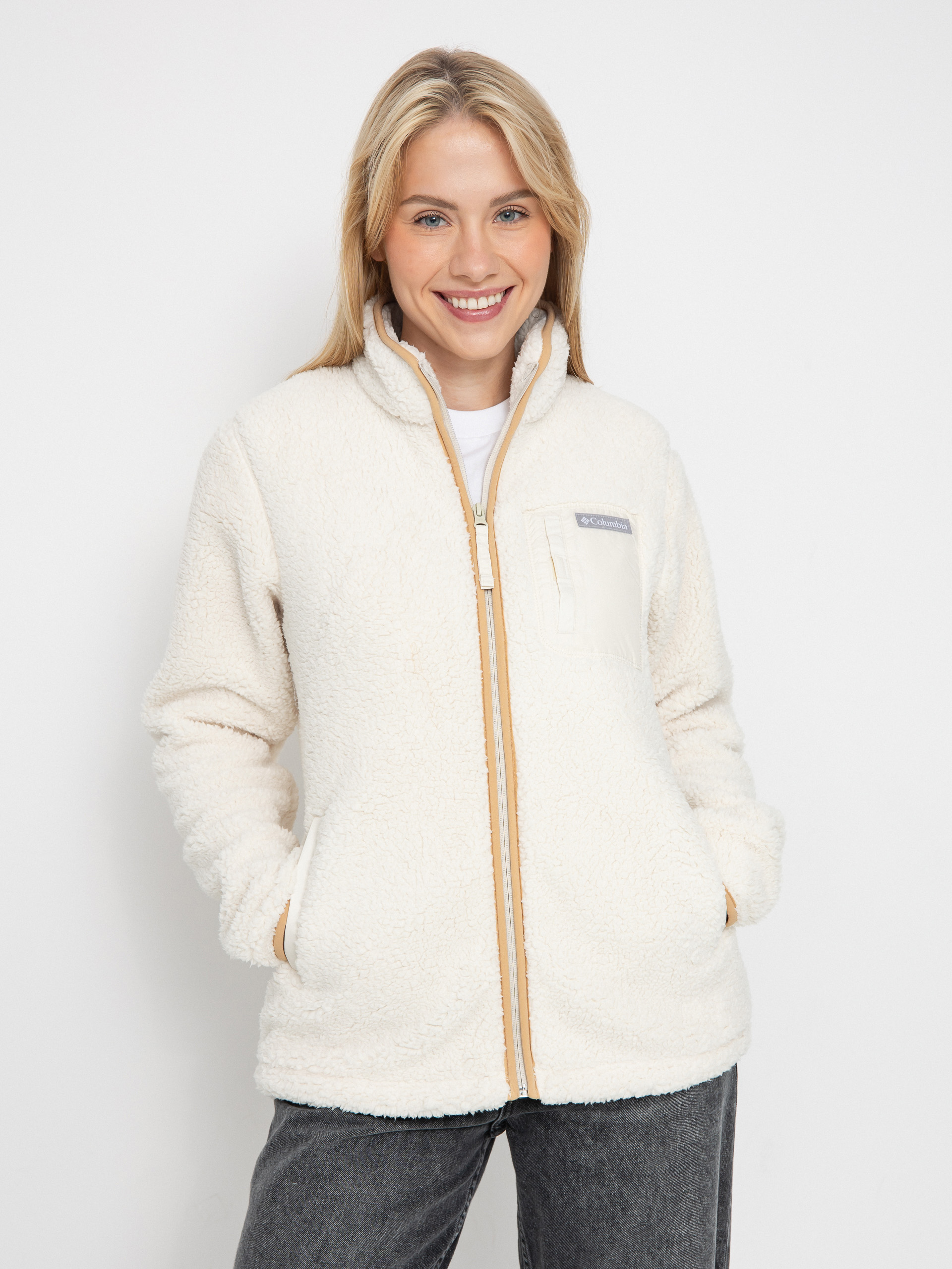 Поларени суитшърт Columbia West Bend Full Zip II Wmn