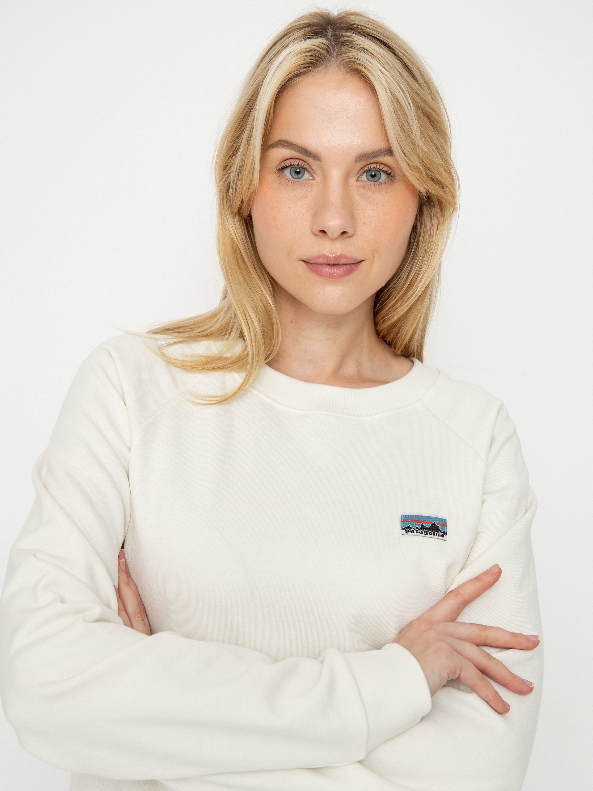 Суитшърт Patagonia Regenerative Organic Certified Cotton Essential Wmn (wool white)