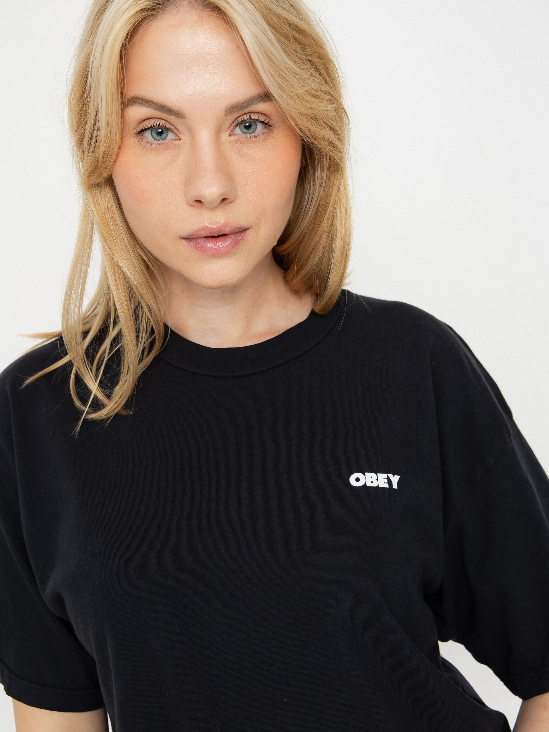 Тениска OBEY Obey Art Studio Flowers Wmn (digital black)