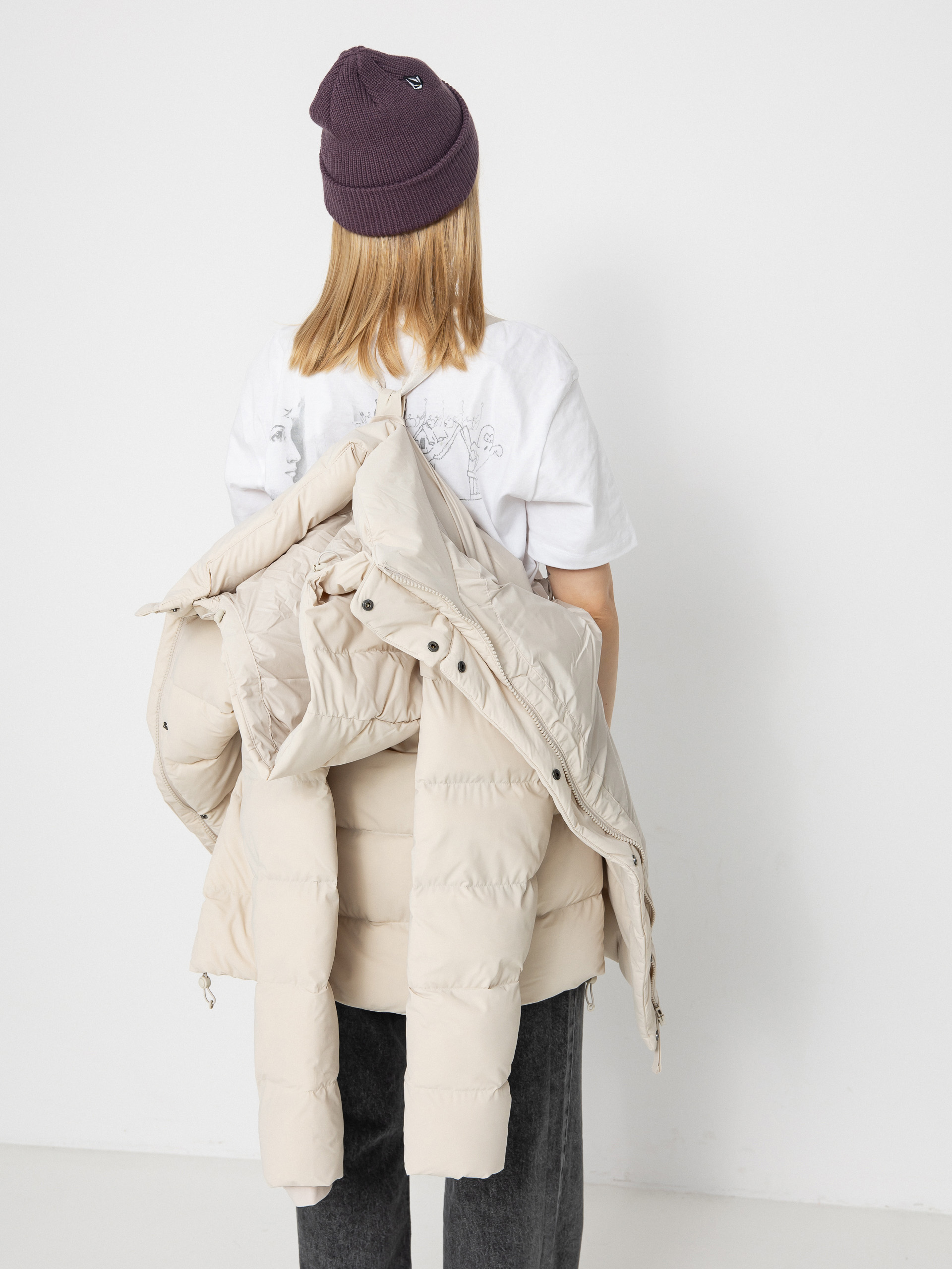 Яке Columbia Amaze Puff Mid Hooded Wmn (dark stone)