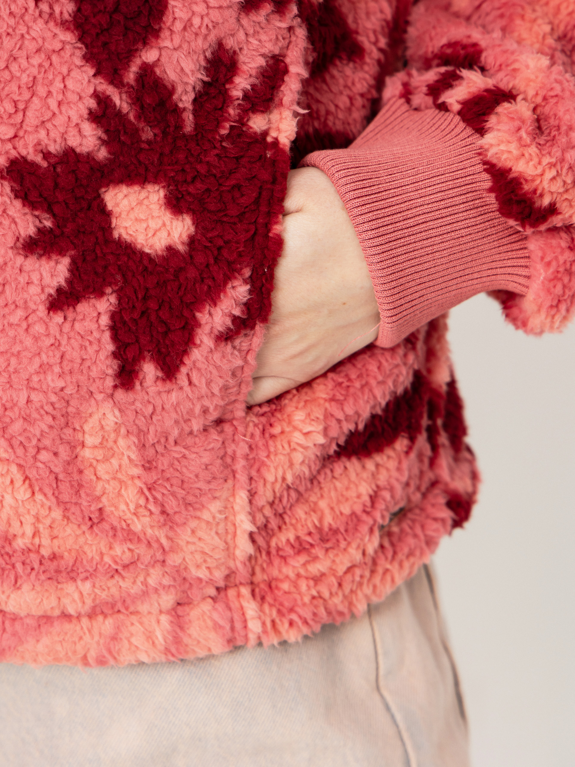 Дамски Поларени суитшърт Billabong Time Off (mauve rose)