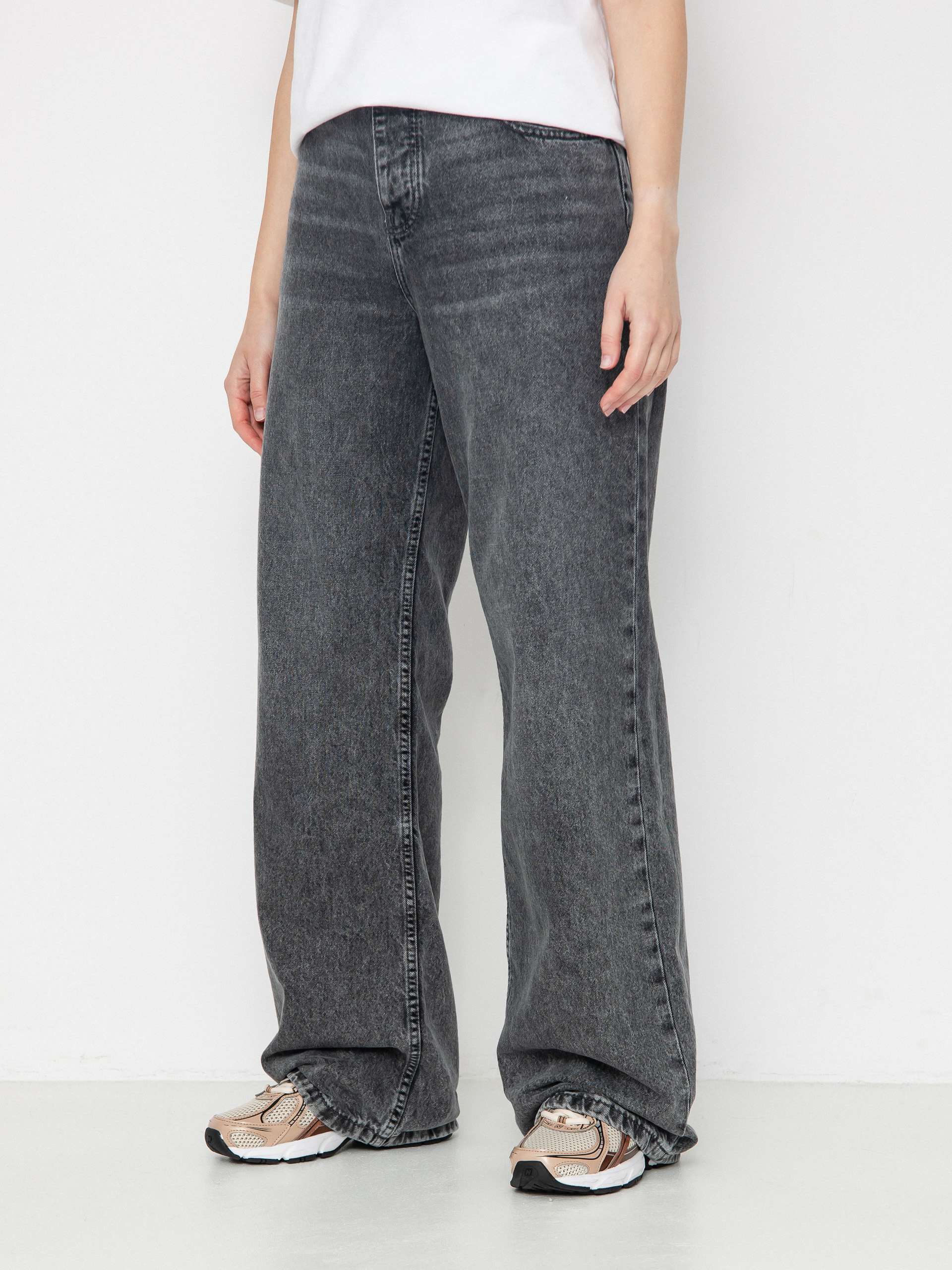 Панталони Roxy Milla Wide Leg Regular Mid Gr Wmn (mid grey)