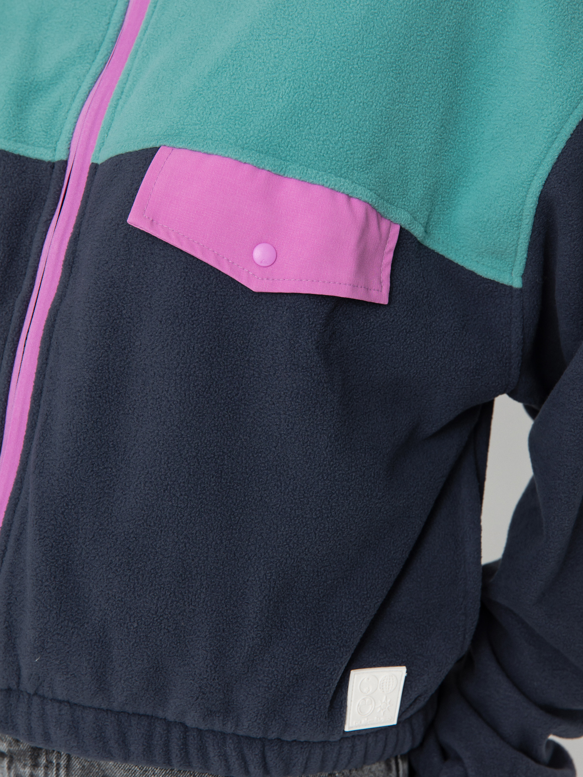 Дамски Поларени суитшърт Quiksilver Kedai FZ (india ink)