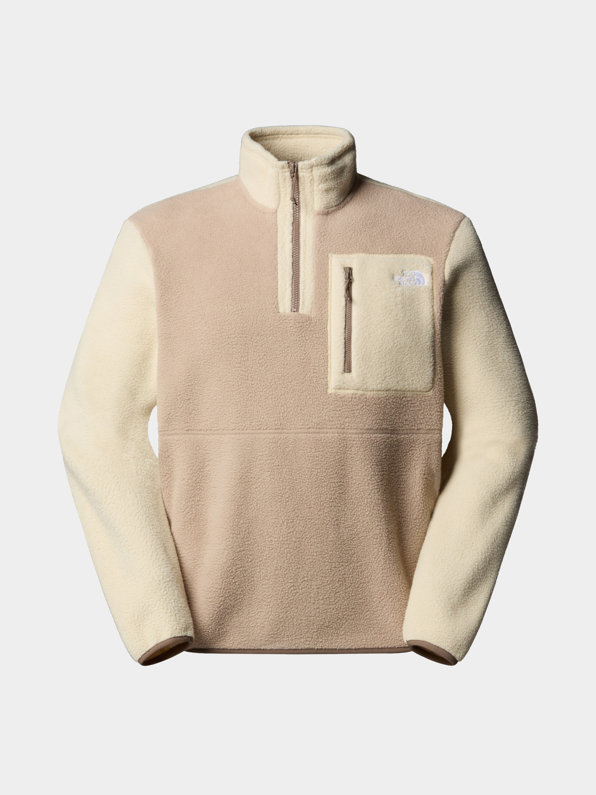 Поларени суитшърт The North Face Yumiori 1/4 Zip (mushroom grey/gravel/mo)